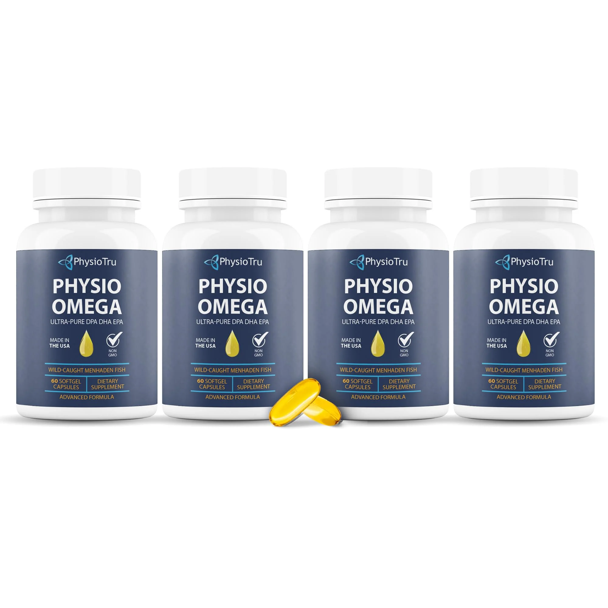 PhysioTru Physio Omega 2400mg Fish Oil – Burpless Omega-3 (EPA, DHA, DPA) - Image 8
