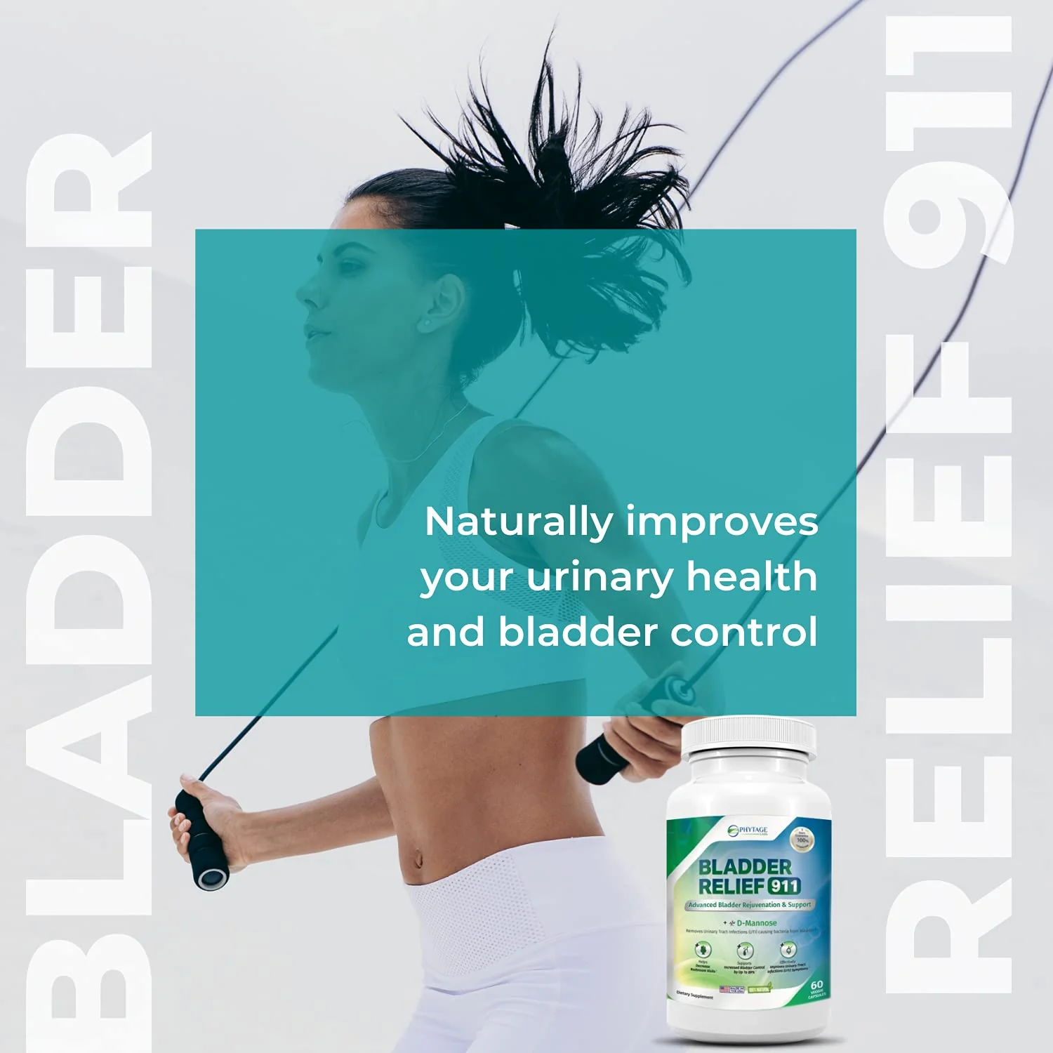 Phytage Labs Bladder Relief 911 – Detoxifying Urinary Support for Men & Women, 60 Veggie Capsules - Image 14