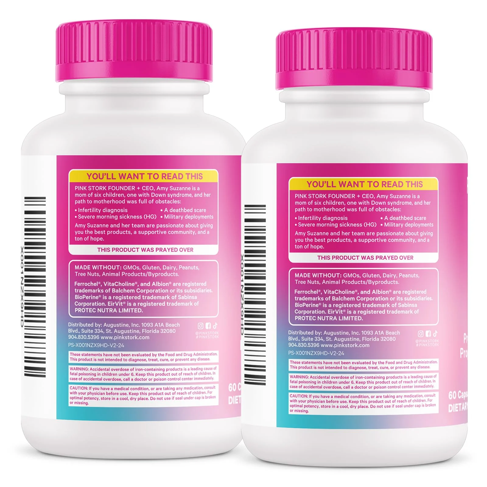 Pink Stork Fertility Supplements for Women — Prenatal Multivitamin for Ovulation & Hormone Balance (120 Capsules) - Image 8