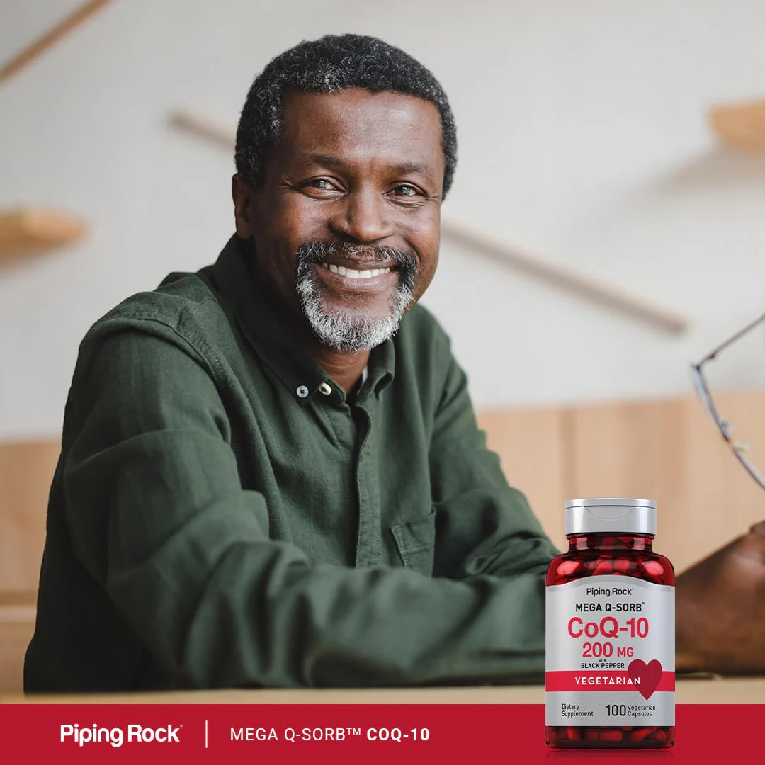 Piping Rock CoQ10 200mg Capsules – 100 Pills (Pack of 2) with Black Pepper Extract - Image 6