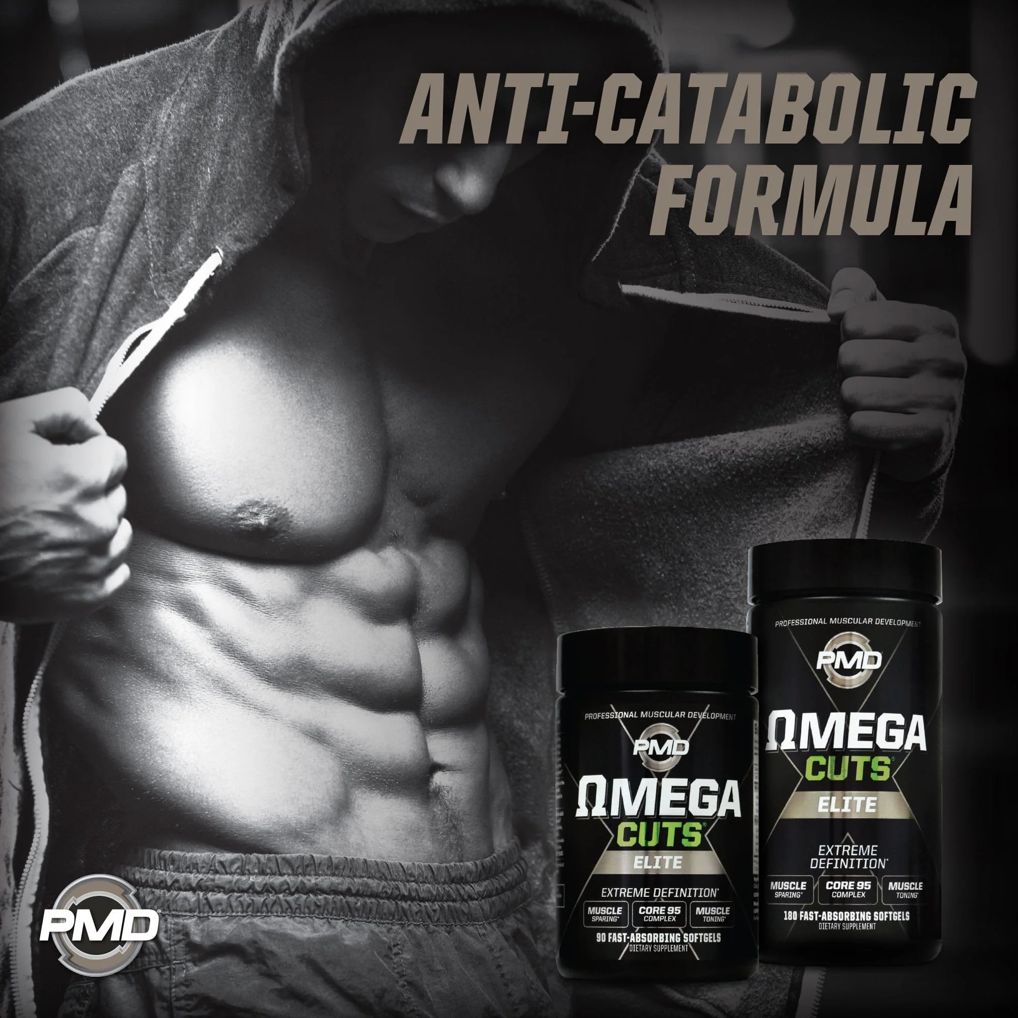 PMD Omega Cuts Elite – Fat Loss & Muscle Definition Formula (180 Softgels) – Stimulant Free - Image 5