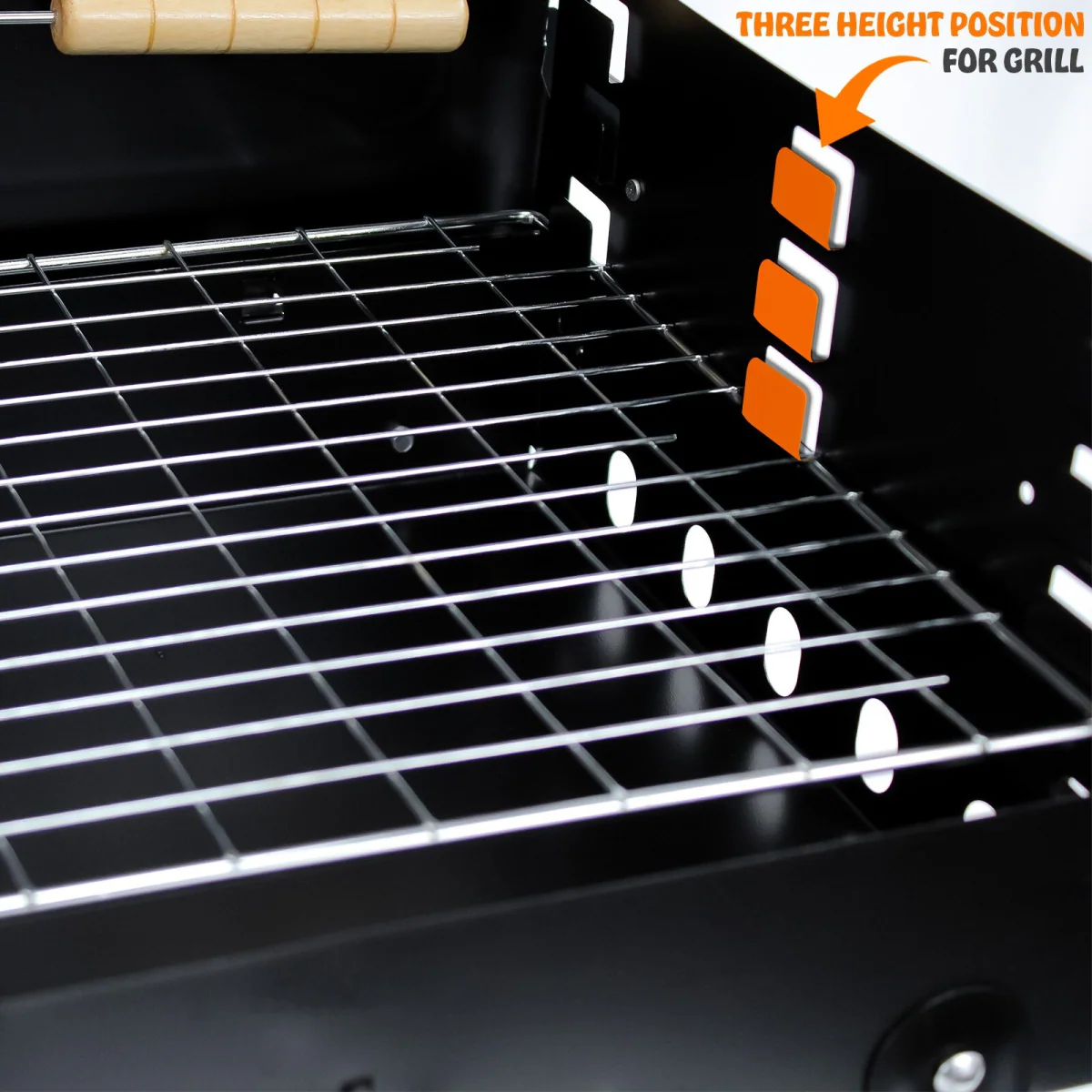 Portable Folding Charcoal BBQ Barbecue Camping Grill Travel Picnic Outdoor - Image 6
