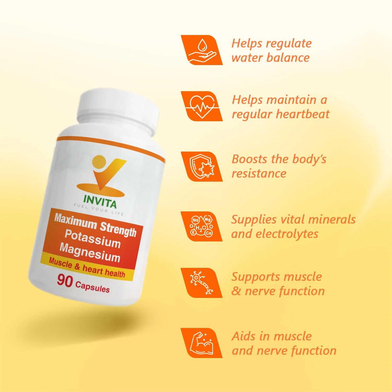 Potassium Magnesium Complex 1000 mg | High-Absorption Magnesium & Potassium Supplement for Leg & Muscle Recovery - Image 5