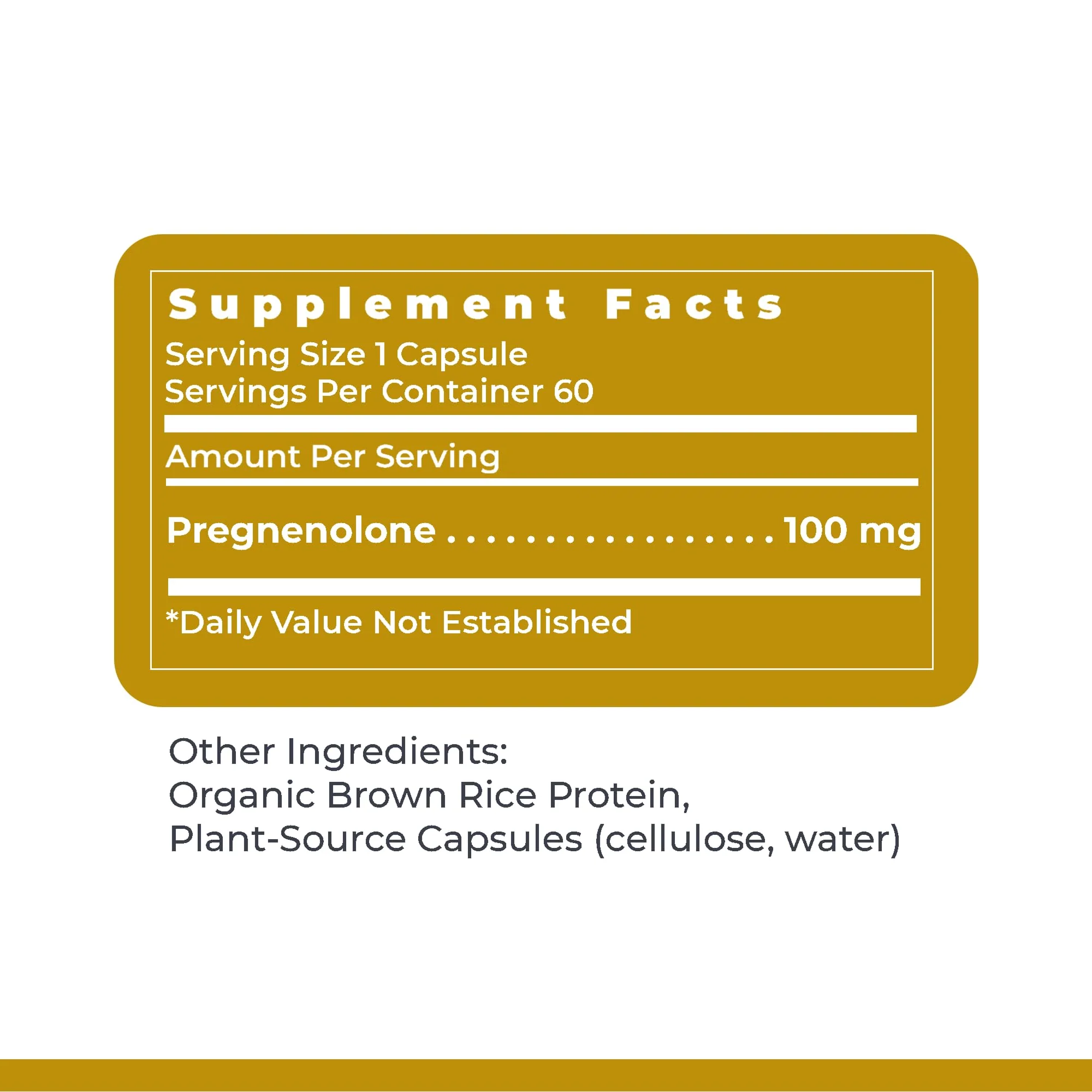Premier Pregnenolone 100mg - Hormone Support for Women & Men | 60 Veg Capsules - Image 6