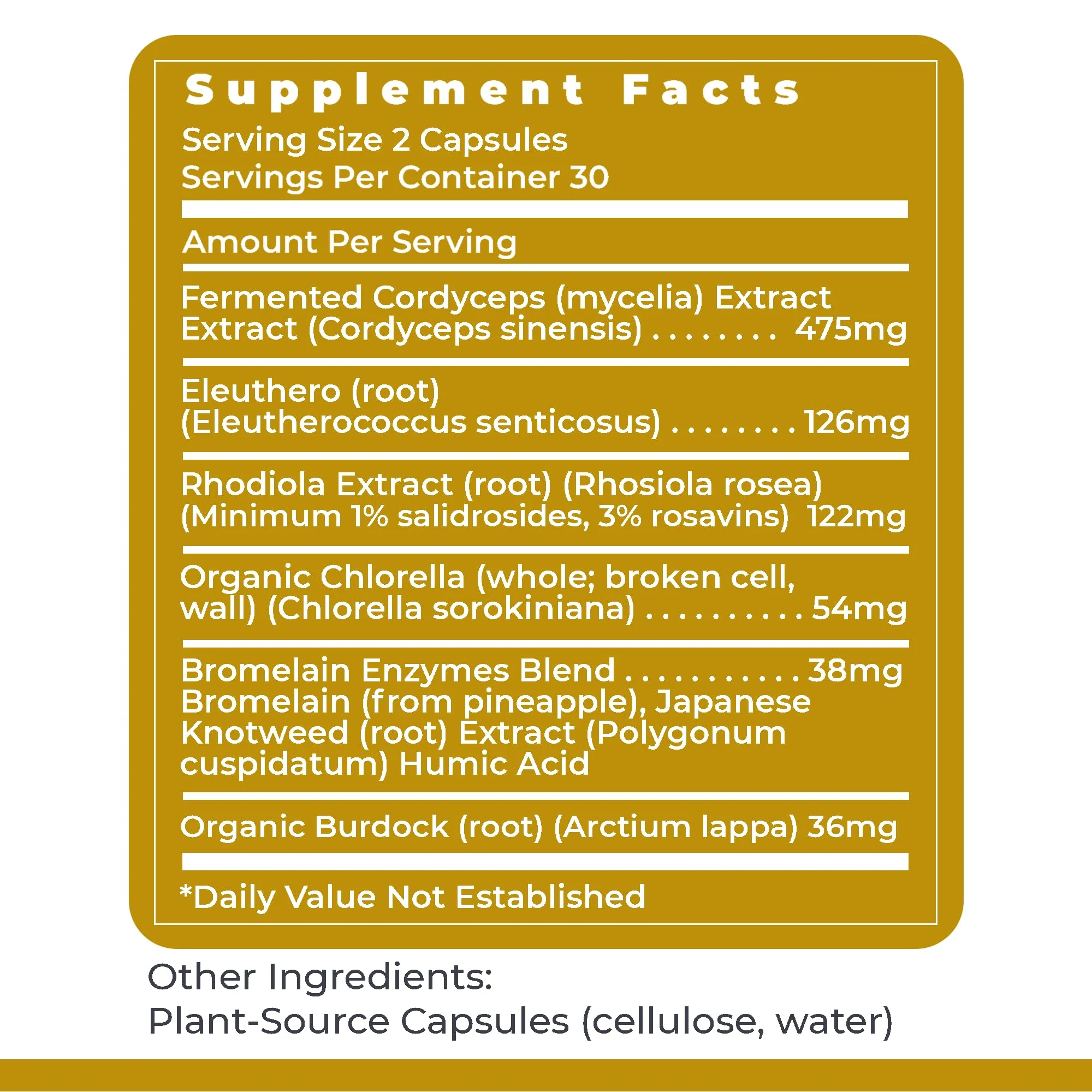 Premier Research Labs AdrenaVen 30 Servings – Adrenal Health Supplement | Supports Adrenal Gland Health & Stress Response – Organic Adrenal Health – 60 Plant-Source Capsules - Image 6