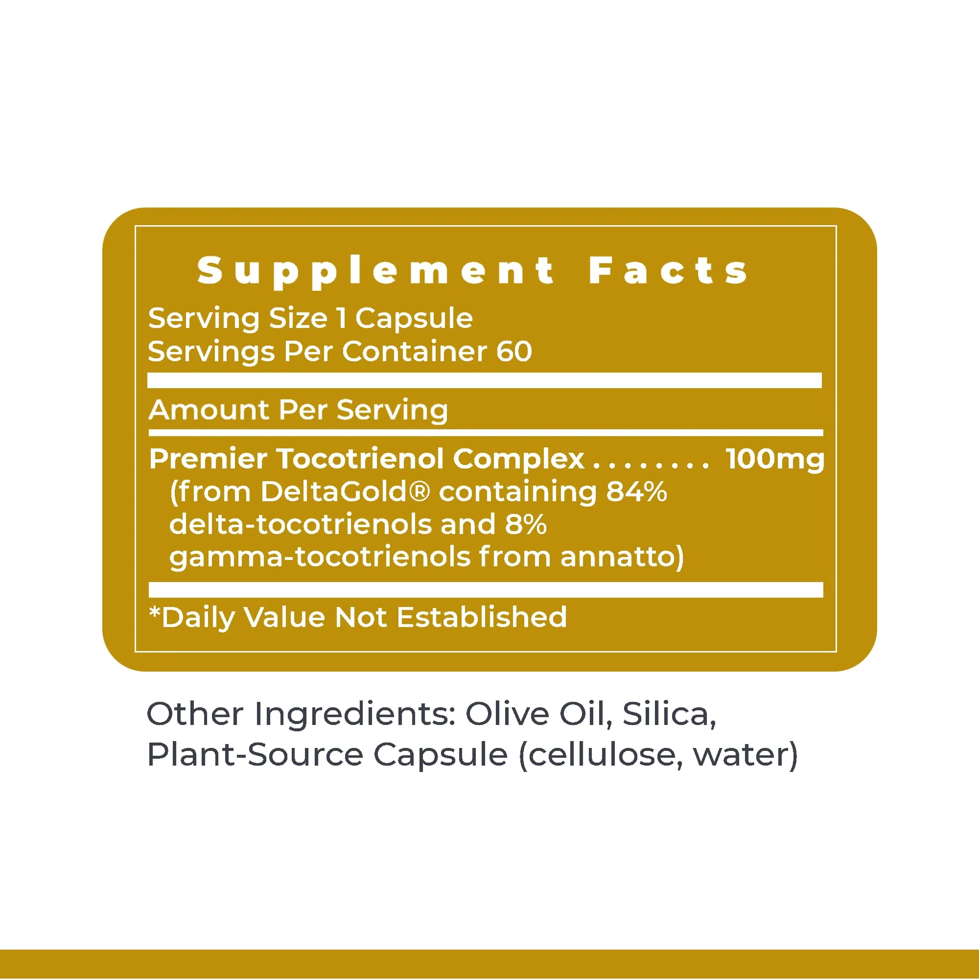Premier Research Labs Deltanol Tocotrienols – 100 mg Vitamin E per Capsule - Image 6