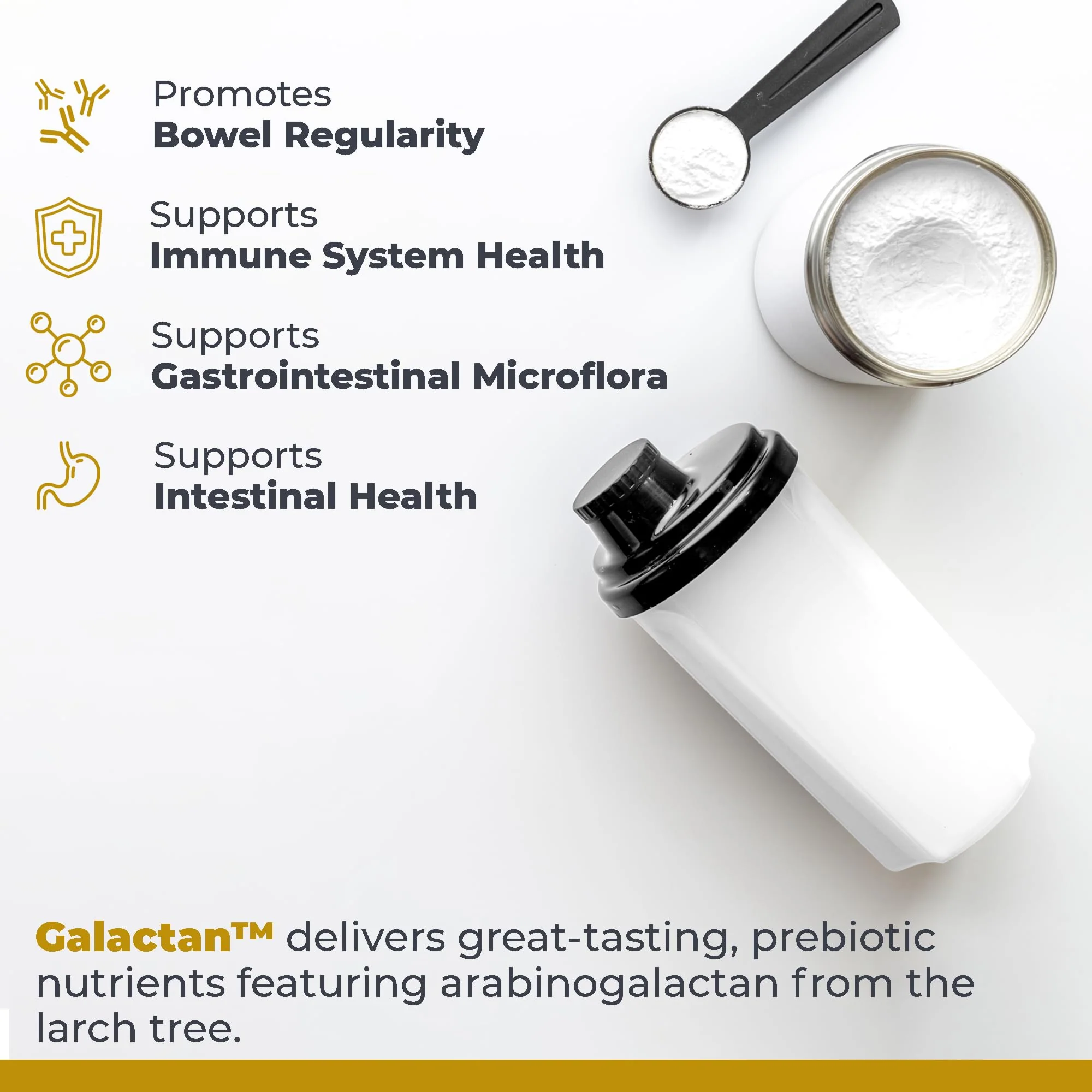 Premier Research Labs Galactan - Larch Arabinogalactan Powder, Prebiotic Fiber 8 oz - Image 4