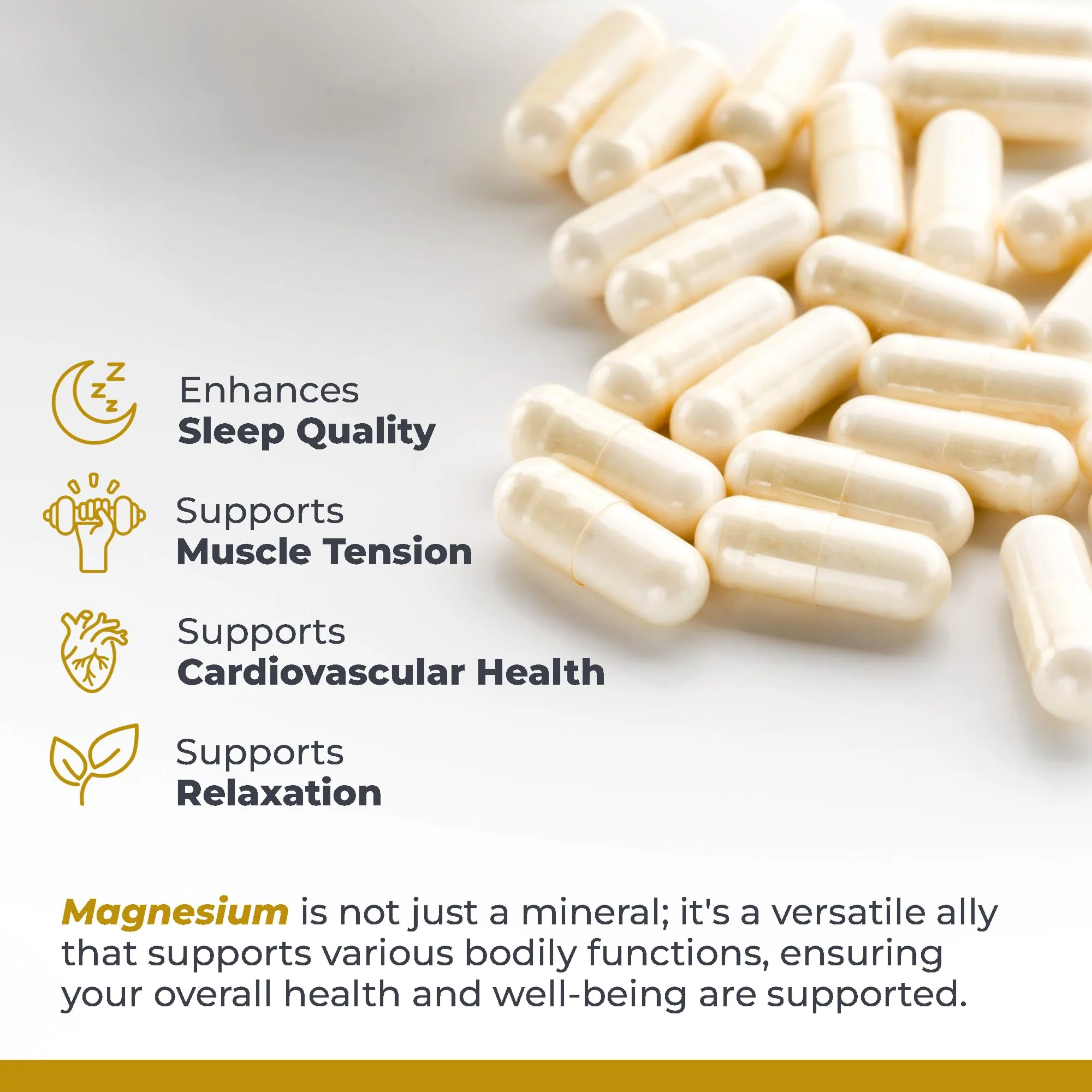 Premier Research Labs Magnesium Glycinate Supplement - High Absorption, Sleep Support, Vegan, 90 Capsules (Pack of 2) - Image 11