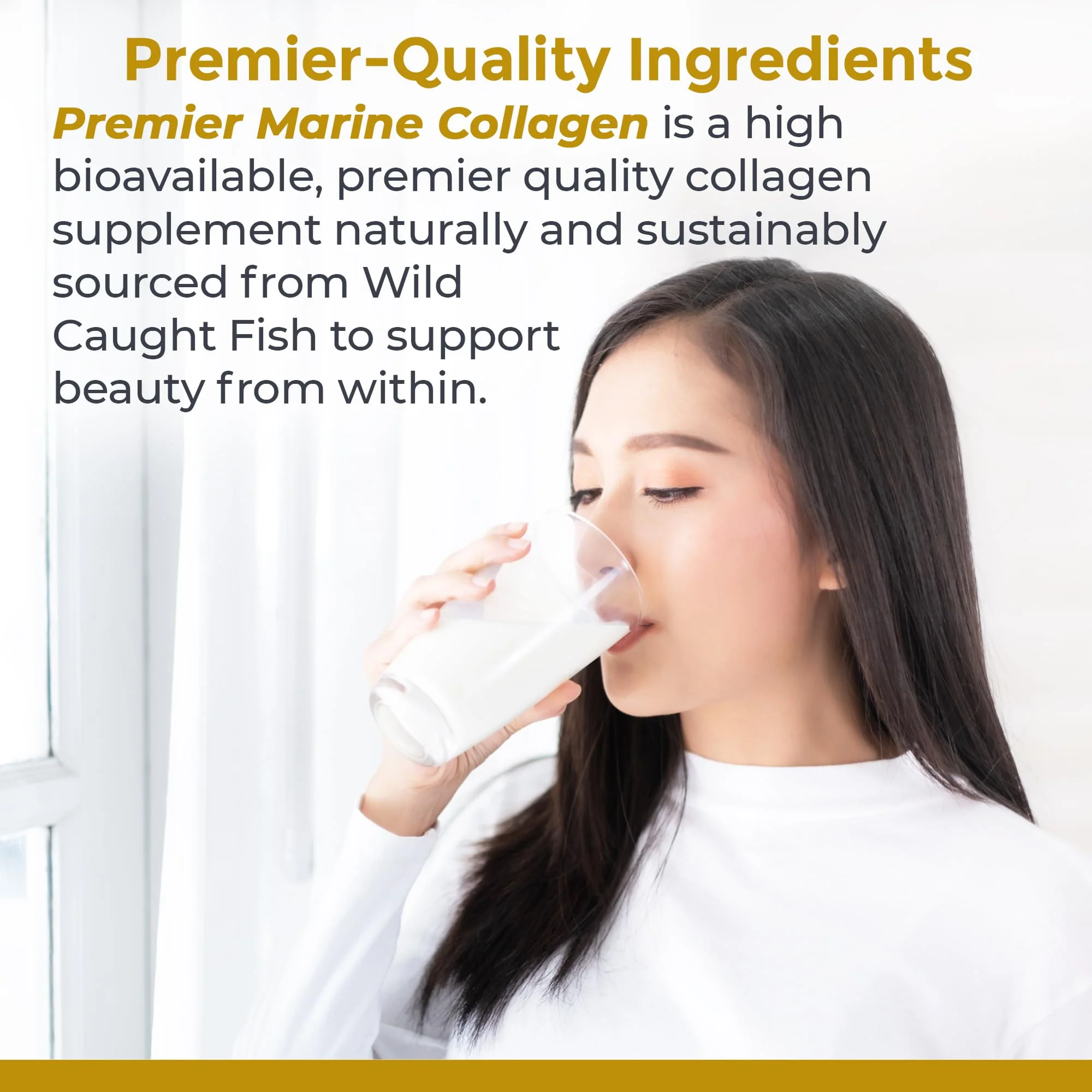 Premier Research Labs Marine Collagen - Hydrolyzed Fish Collagen Powder for Skin, Joints, and Gut Health | 7 oz - Image 2
