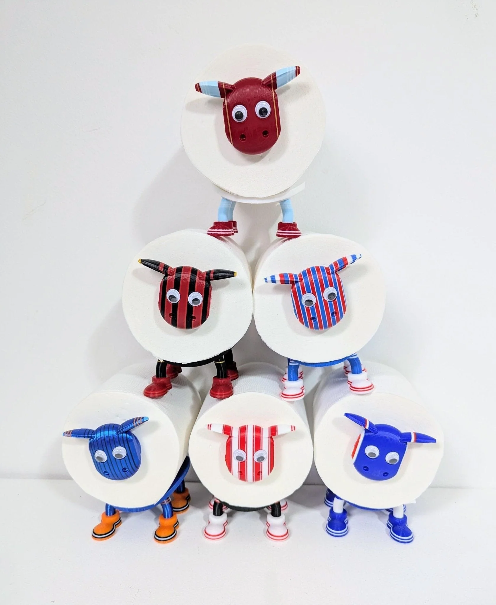 Premier sheep Aston Villa Toilet Roll Holder – football fan gift - Image 3