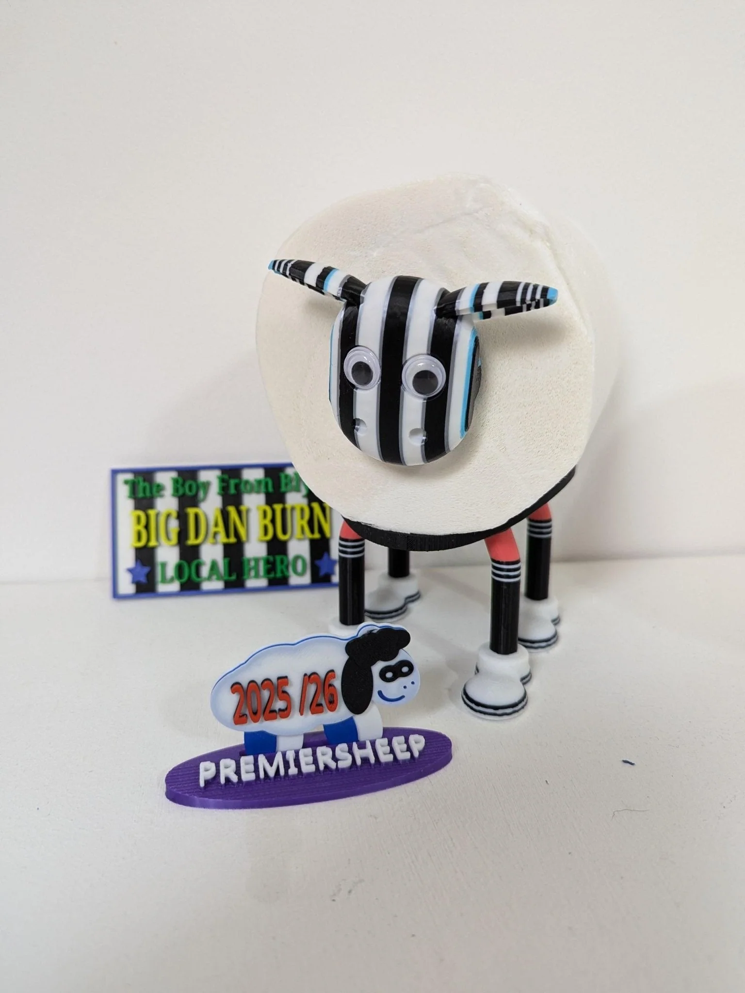 Premier sheep  Dan Burn edition toilet roll holder - Newcastle United fan gift