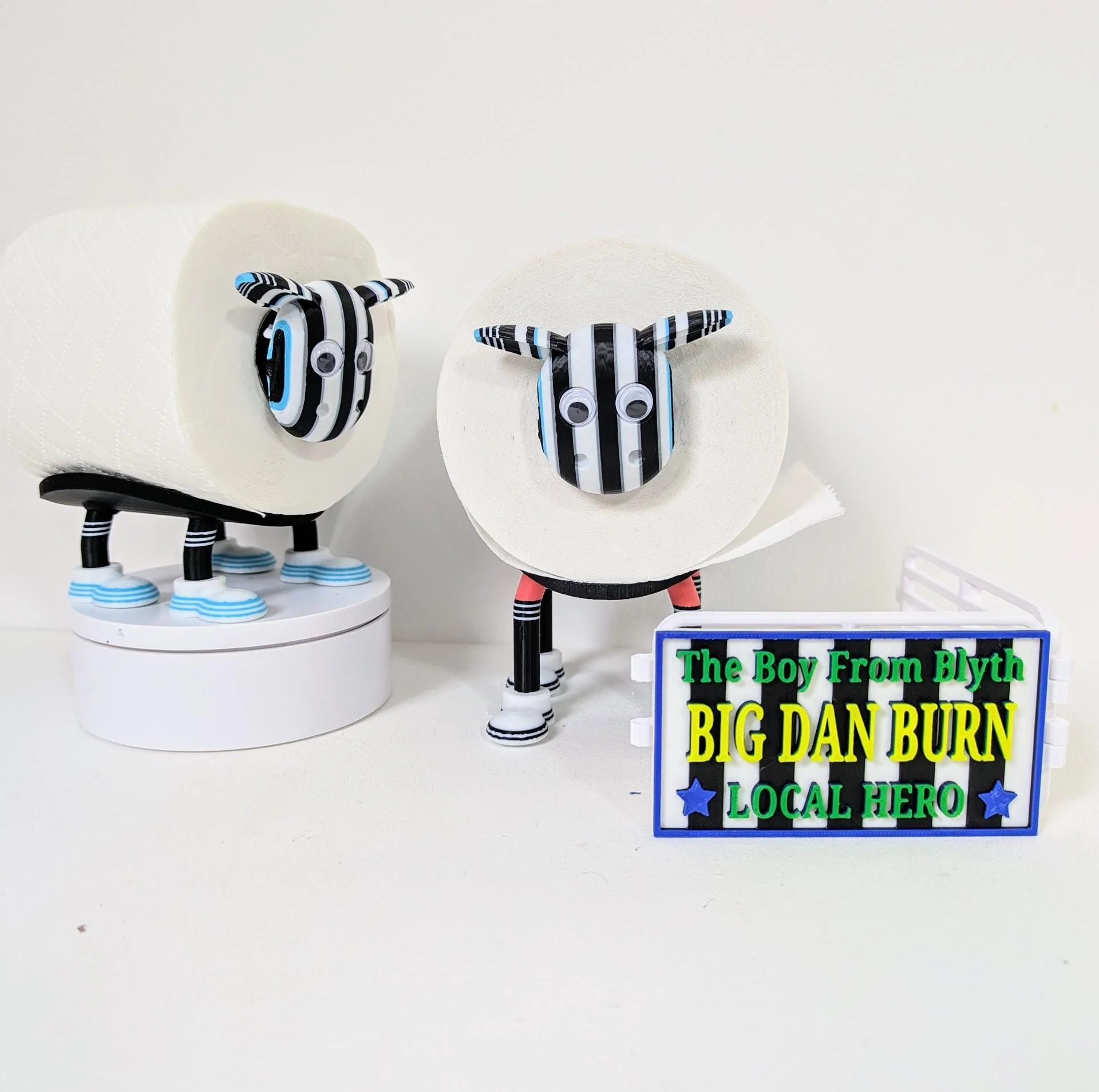 Premier sheep  Dan Burn edition toilet roll holder - Newcastle United fan gift - Image 6
