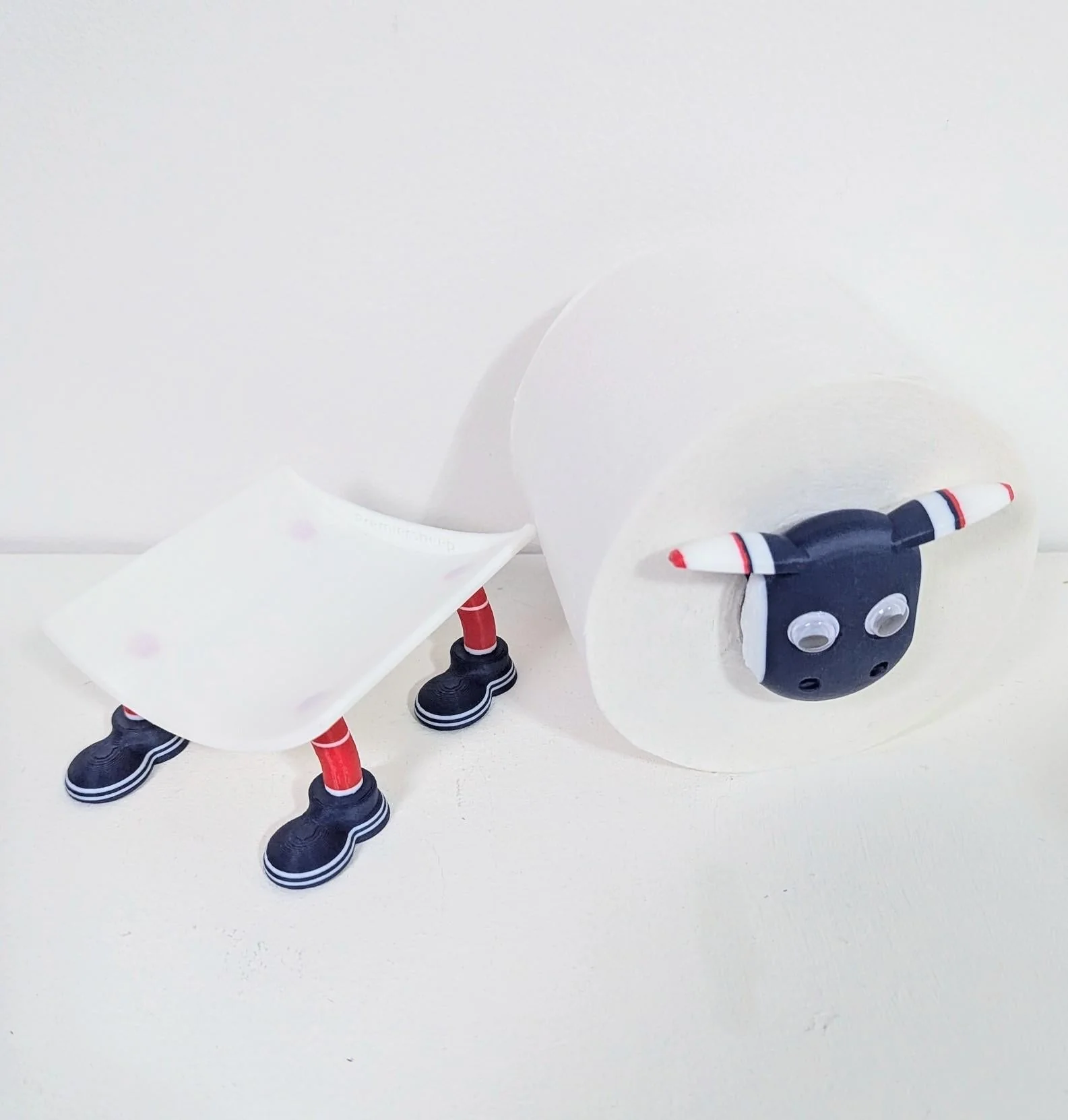 Premier sheep Falkirk Toilet Roll Holder football fan gift - Image 10
