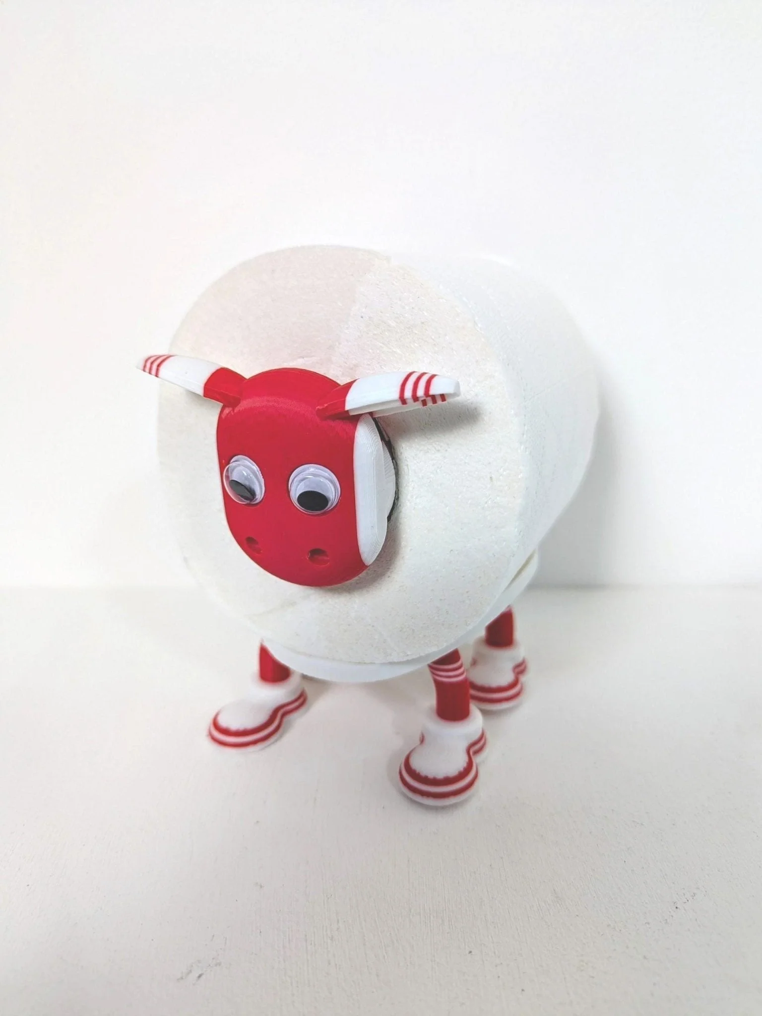 Premiersheep Arsenal Toilet Roll Holder β New 2025/26 Football Fan Gift β Custom Boots β Snap-Proof HEXY Legs - Universal fitting