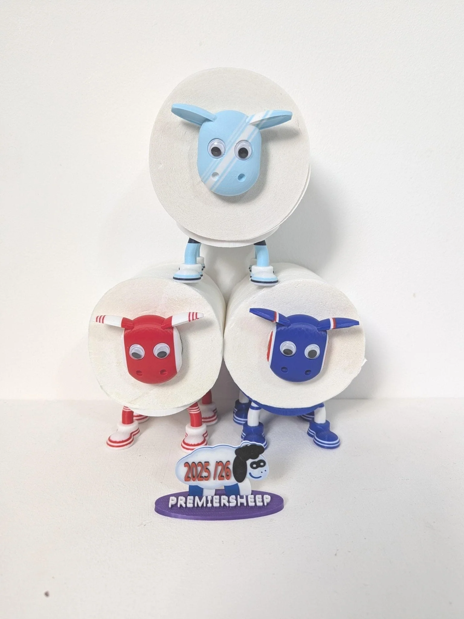 Premiersheep Chelsea Toilet Roll Holder β New 2025/26 Football Fan Gift β Universal Fit β Custom Boots - Image 3