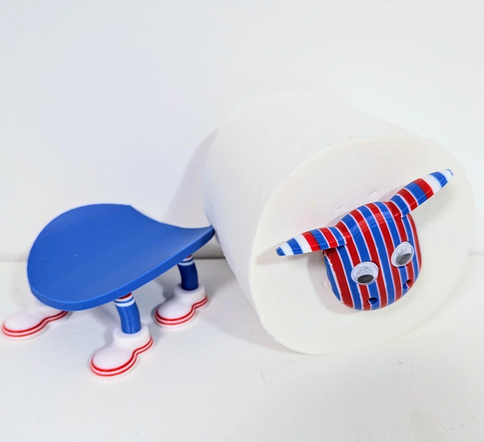 Premiersheep Crystal Palace Toilet Roll Holder β New 2025/26 Football Fan Gift β Universal Fit β Custom Boot option - Image 8