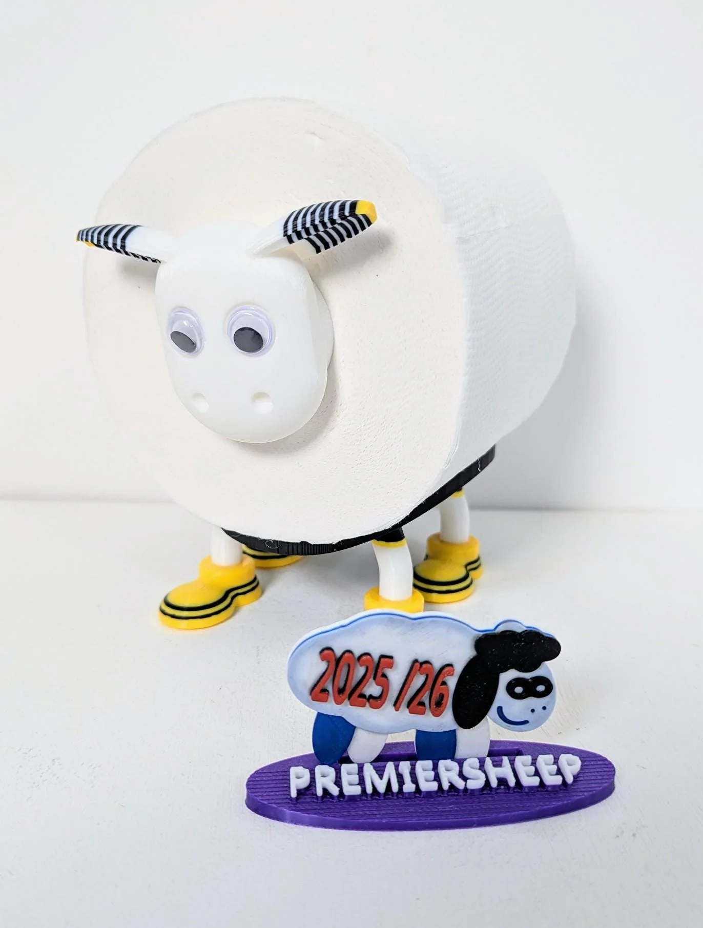 Premiersheep Derby County Toilet Roll Holder – Football Fan Gift