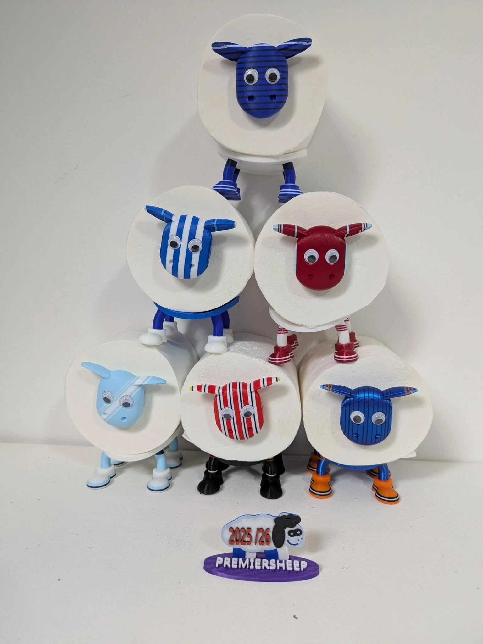 Premiersheep Everton Toilet Roll Holder β New 2025/26 Football Fan Gift β Universal Fit β Custom Boots - Image 3