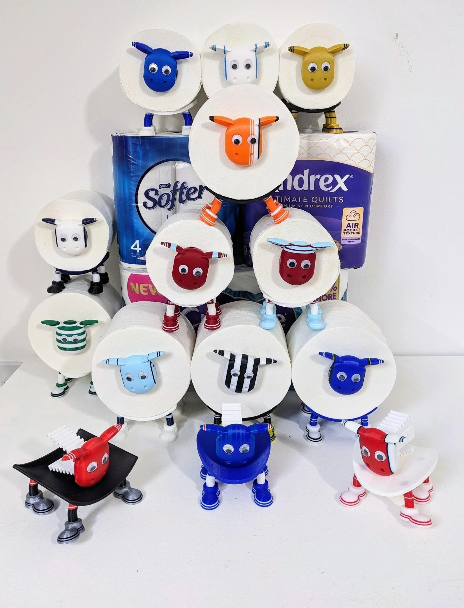 Premiersheep Manchester City Toilet Roll Holder β New 2025/26 Football Fan Gift β Universal Fit β Custom Boots - Image 5
