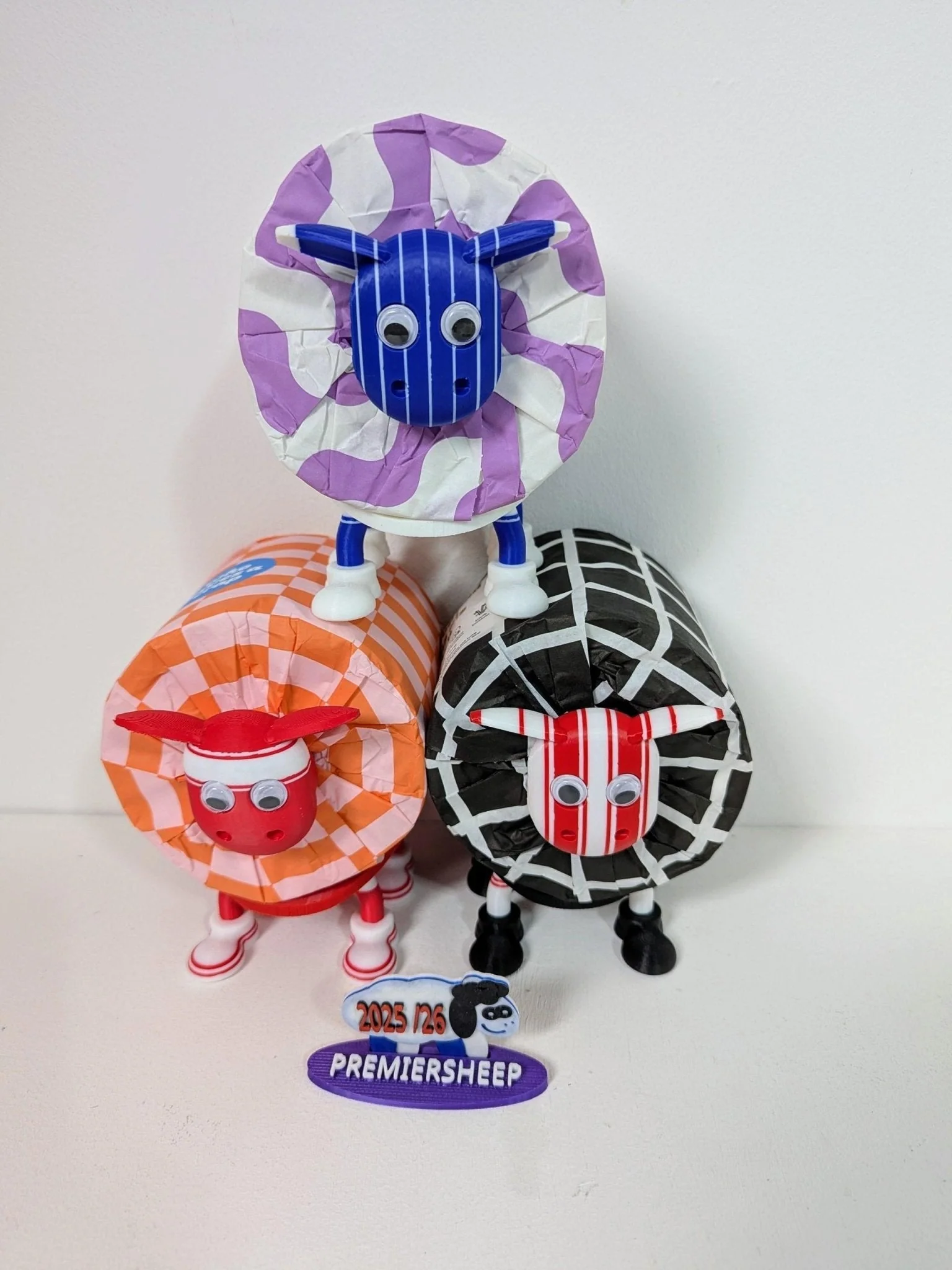 Premiersheep Saintsational Southampton Edition Toilet Roll Holder – 2025/26 Season – Universal Fit – Custom Boots - Image 3