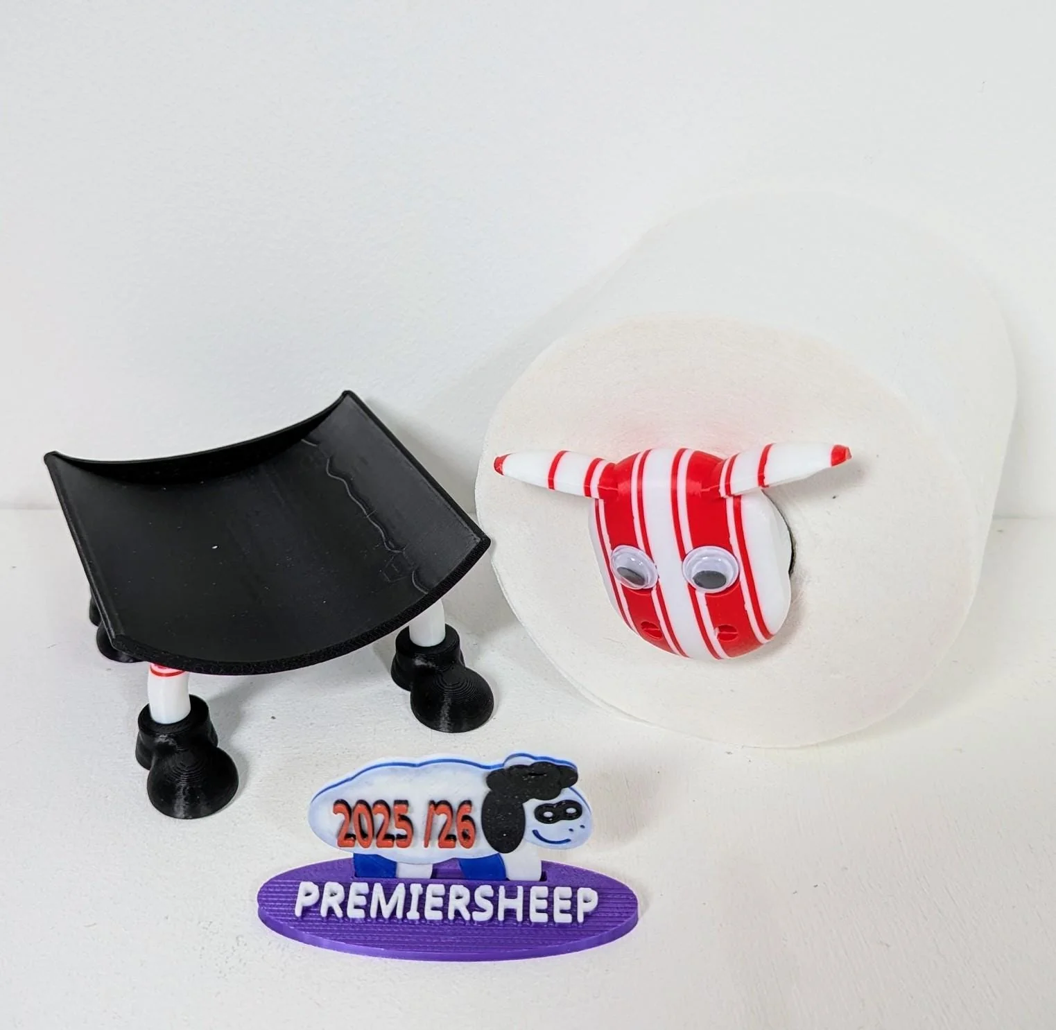 Premiersheep Saintsational Southampton Edition Toilet Roll Holder – 2025/26 Season – Universal Fit – Custom Boots - Image 9