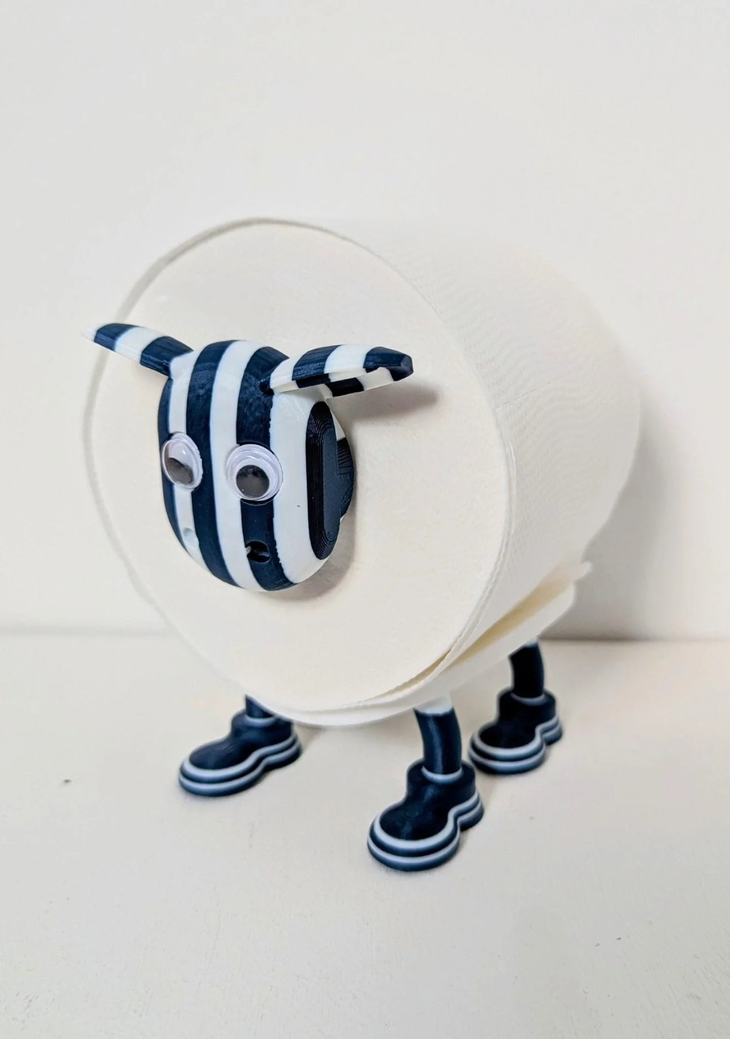 Premiersheep West Bromwich Albion Toilet Roll Holder – New 2025/26 Baggies Football Fan Gift – Universal Fit – West Brom Custom Boots