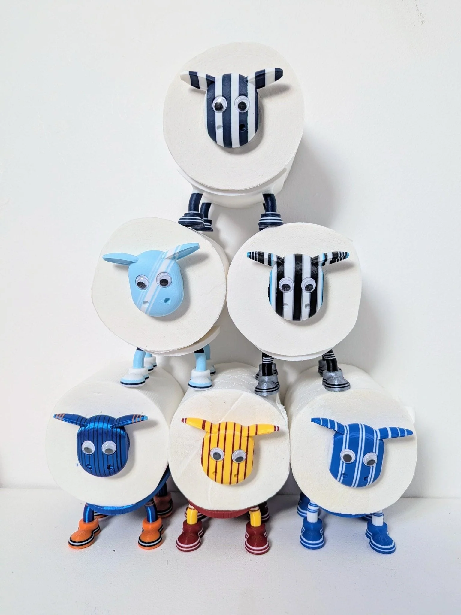 Premiersheep West Bromwich Albion Toilet Roll Holder – New 2025/26 Baggies Football Fan Gift – Universal Fit – West Brom Custom Boots - Image 2