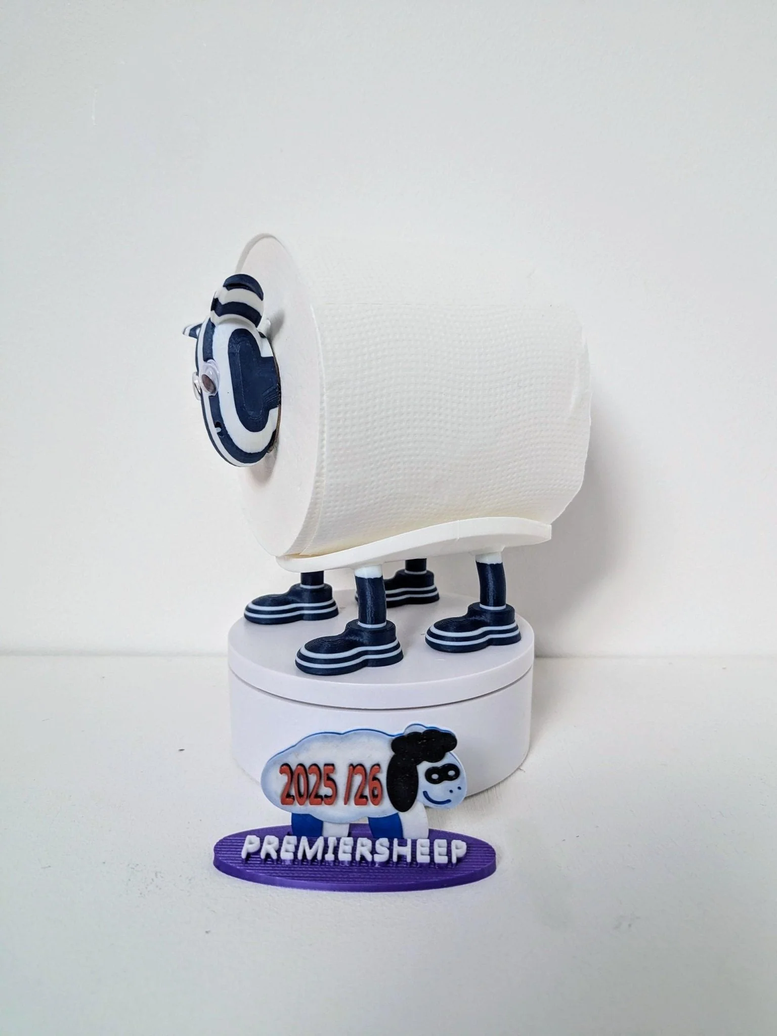 Premiersheep West Bromwich Albion Toilet Roll Holder – New 2025/26 Baggies Football Fan Gift – Universal Fit – West Brom Custom Boots - Image 6
