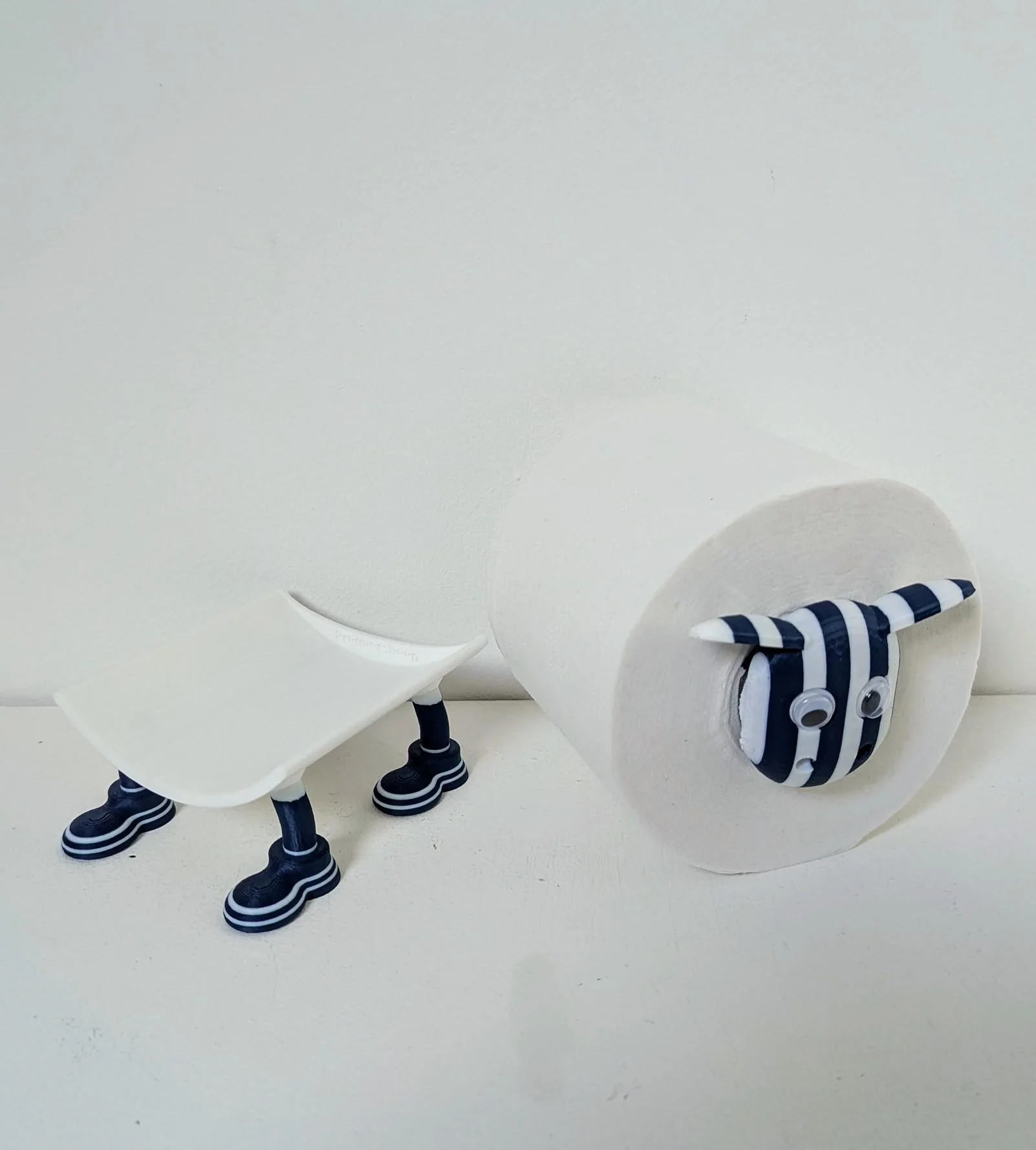 Premiersheep West Bromwich Albion Toilet Roll Holder – New 2025/26 Baggies Football Fan Gift – Universal Fit – West Brom Custom Boots - Image 9