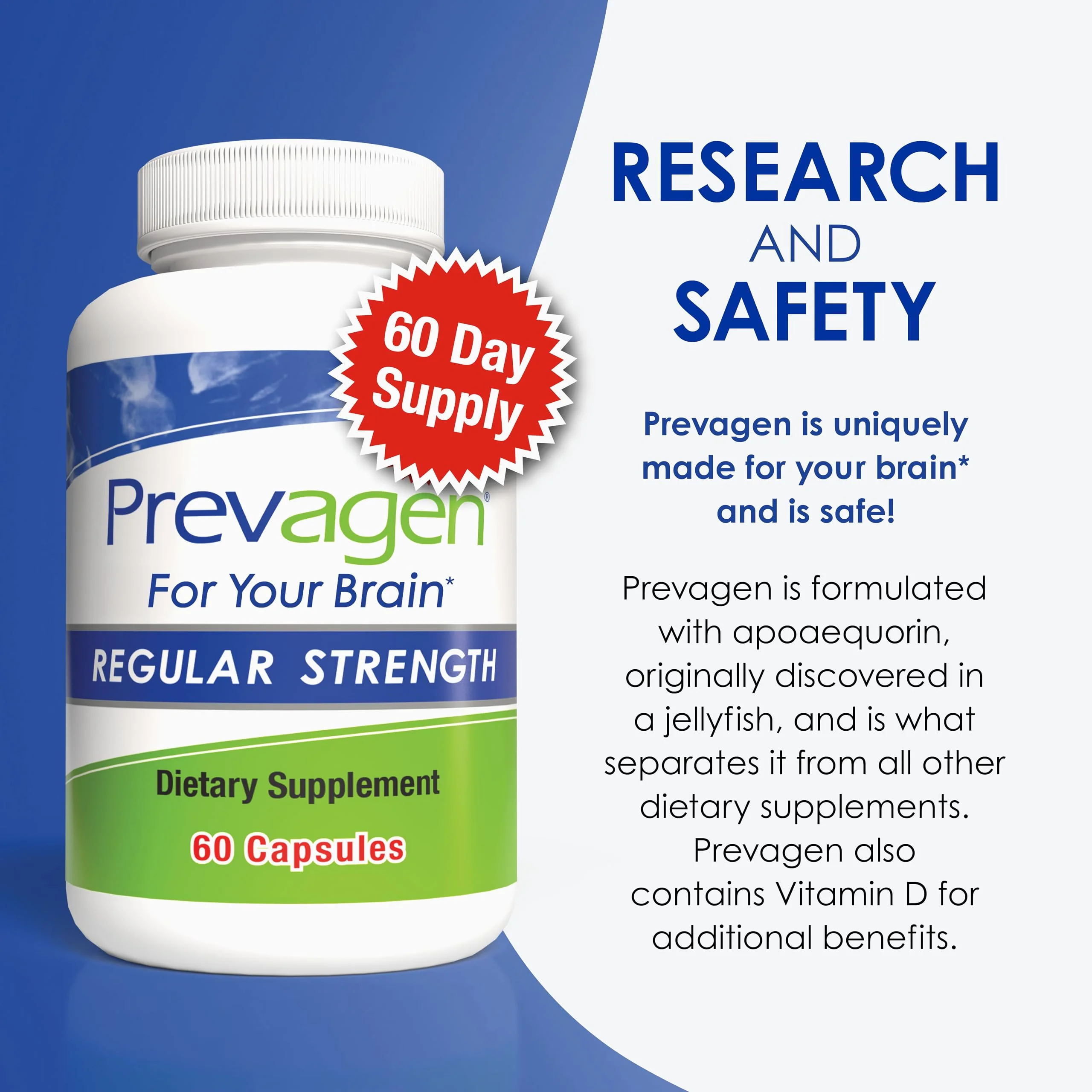 Prevagen Regular Strength – 120 Capsules (4 Month Supply) | Apoaequorin 10 mg + Vitamin D3 - Image 13