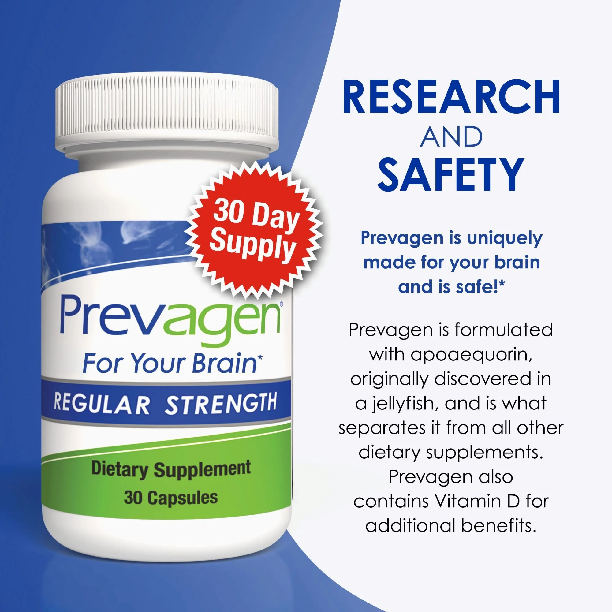 Prevagen Regular Strength - 120 Capsules | Apoaequorin + Vitamin D3 | 7-Day Pill Minder - Image 13
