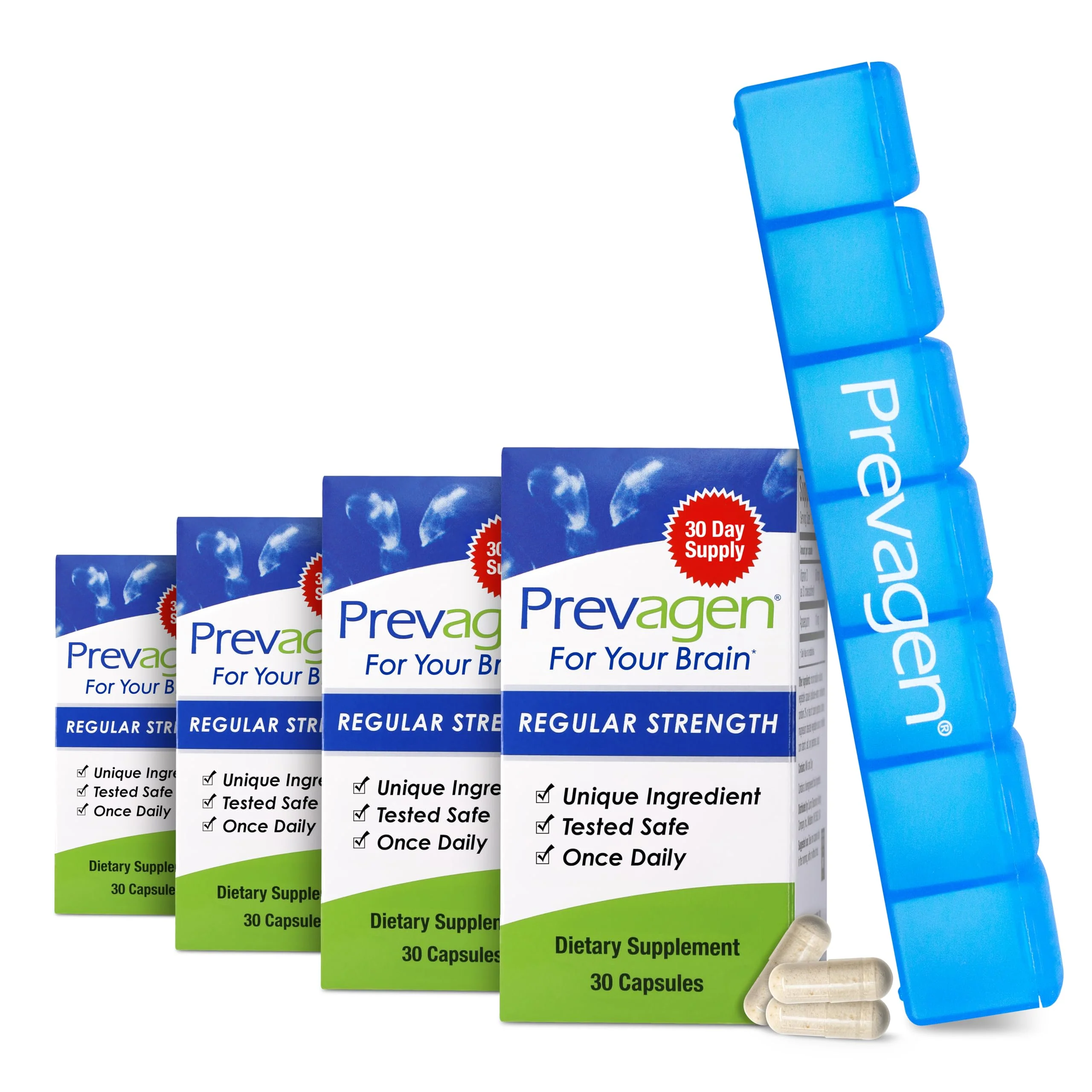 Prevagen Regular Strength - 120 Capsules | Apoaequorin + Vitamin D3 | 7-Day Pill Minder - Image 8