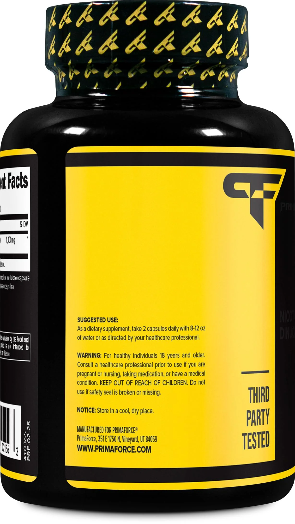 Primaforce NAD+ 1000 mg Supplement - 120 Capsules (60 Servings) | Nicotinamide Adenine Dinucleotide - Image 7