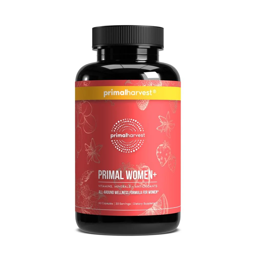 Primal Harvest Women+ Multivitamin — Energy, Immune Support, Skin Health, 60 Capsules - Image 8