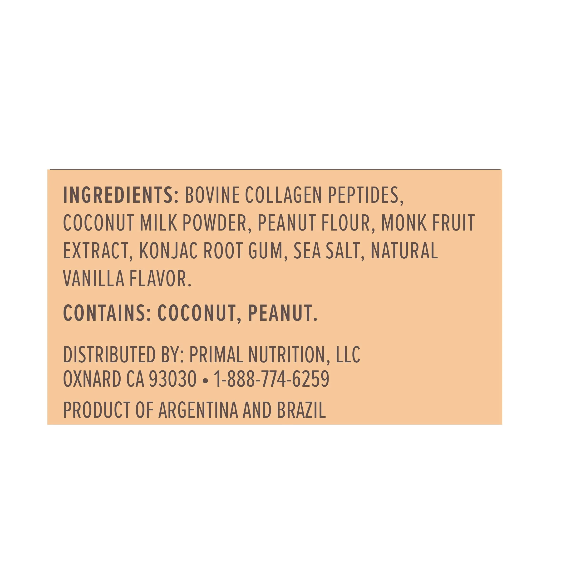 Primal Kitchen Peanut Butter Flavor Collagen Fuel Drink Mix 14.3 oz - Image 6