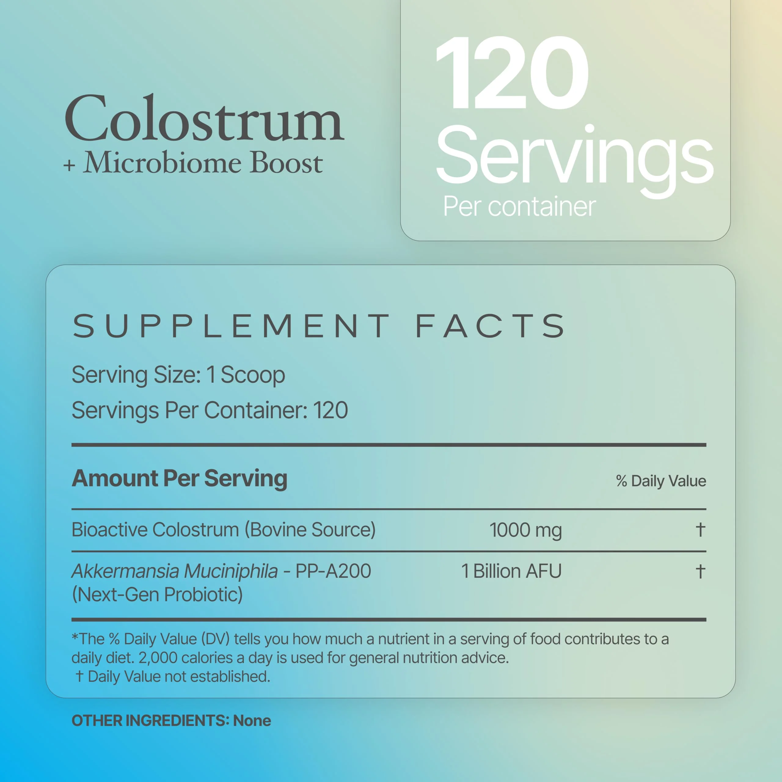 Prime Powders Colostrum Powder with Akkermansia | Grass-Fed Bovine, 1B AFU Probiotic | Gut Support, IgG Rich | 120 Servings - Image 14