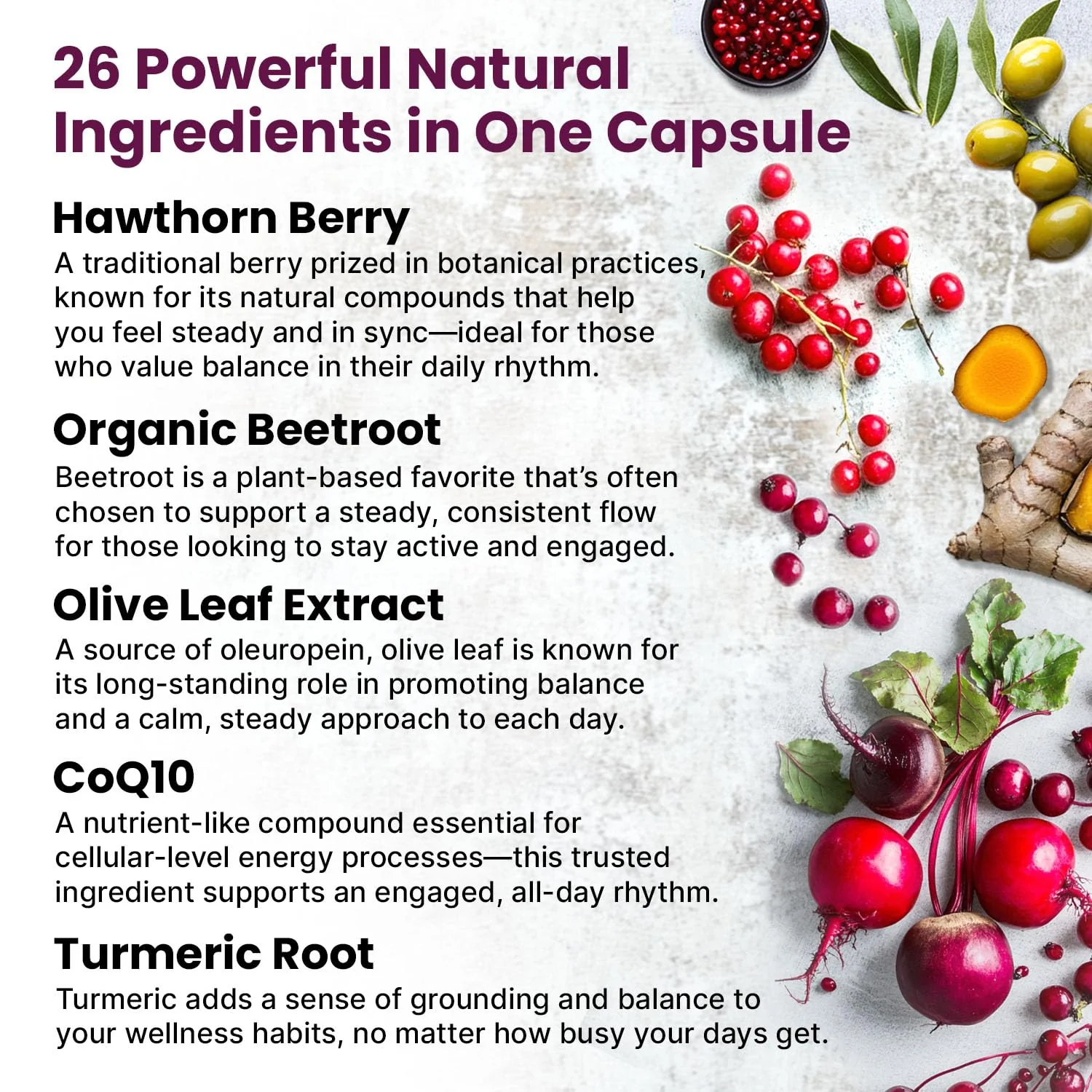 PrimeMD 26-in-1 Nitric Oxide Supplement – Heart & Circulation Support with CoQ10, Beet Root, Hawthorn & Garlic | 2103mg per Serving (120ct x 2) - Image 4