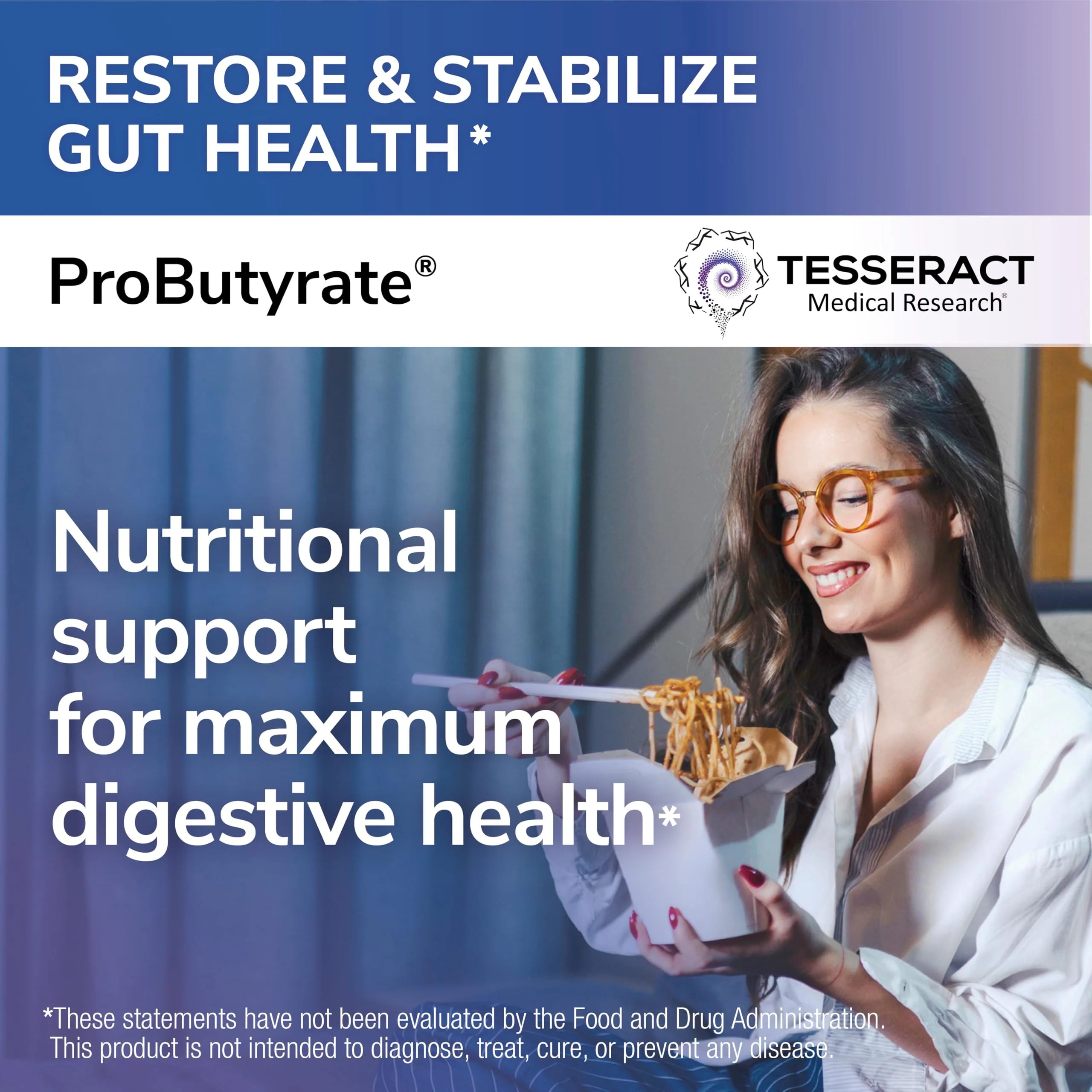 ProButyrate Gut Health Supplement by Tesseract Medical Research – 600mg, 120 Capsules - Image 11
