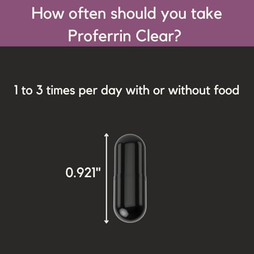 Proferrin Clear Heme Iron Supplement, 90 Capsules – Superior Absorption, Easy on the Gut, Made in USA - Image 9