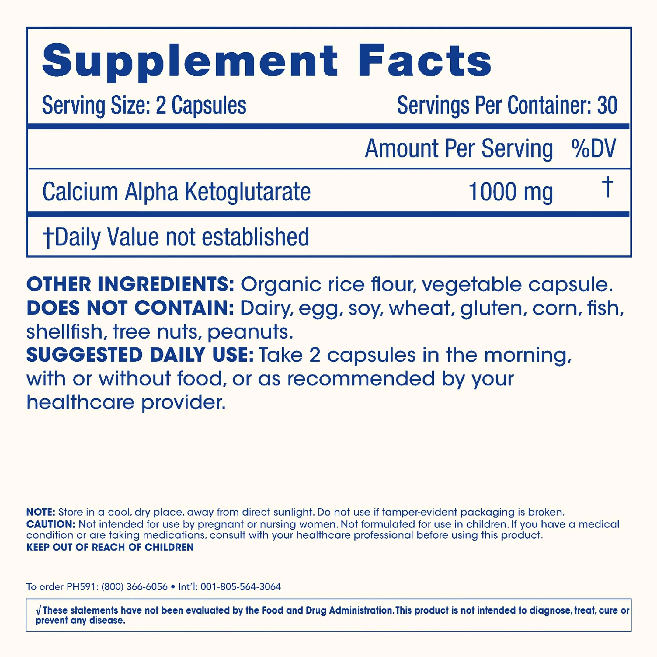 ProHealth Calcium Alpha-Ketoglutarate (Ca AKG) 1000 mg – 3 Pack | Cellular Energy & Metabolic Support - Image 6