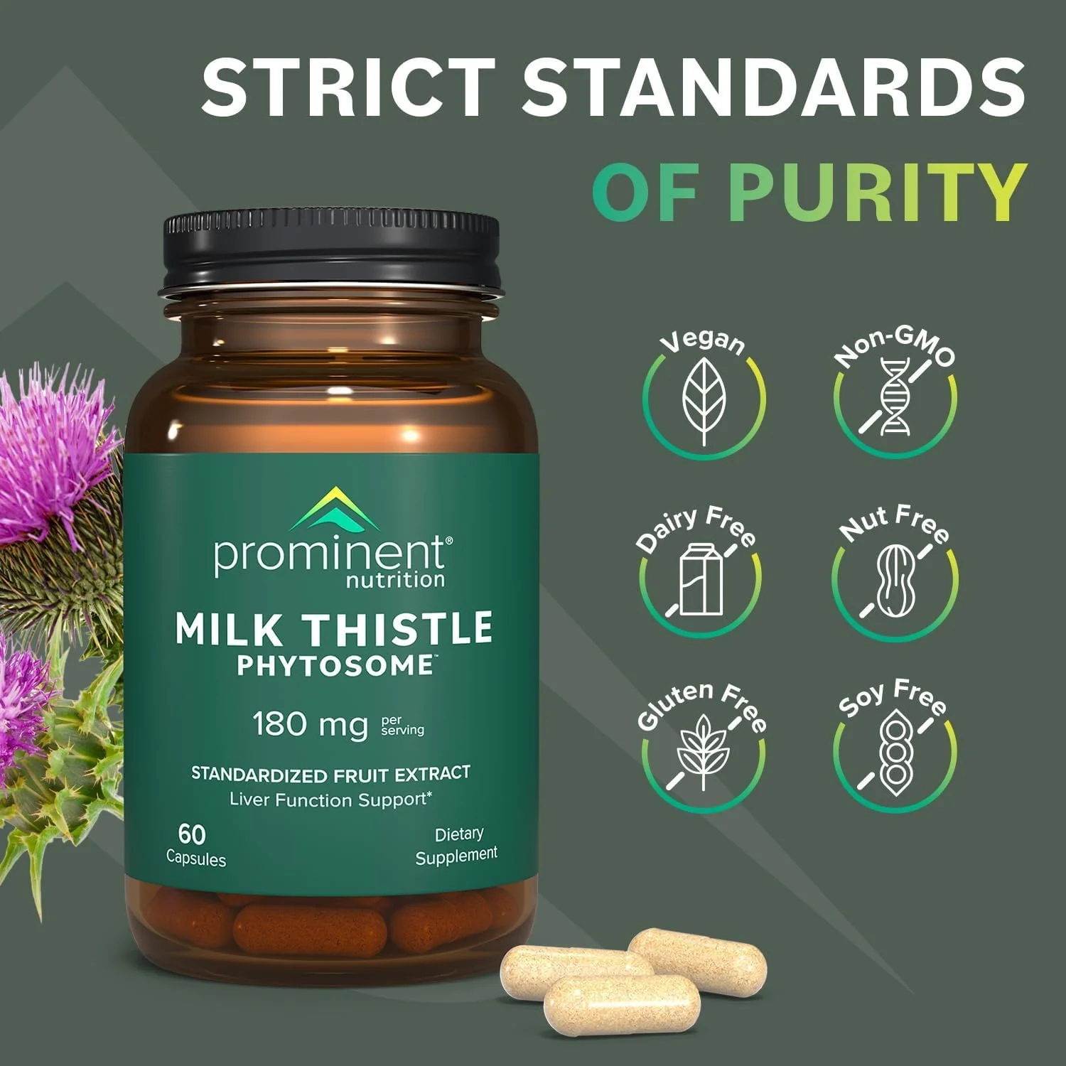 Prominent Nutrition Milk Thistle Phytosome 180 mg – 2 Pack | Liver Support & Detox | 29% Sylibin - Image 11