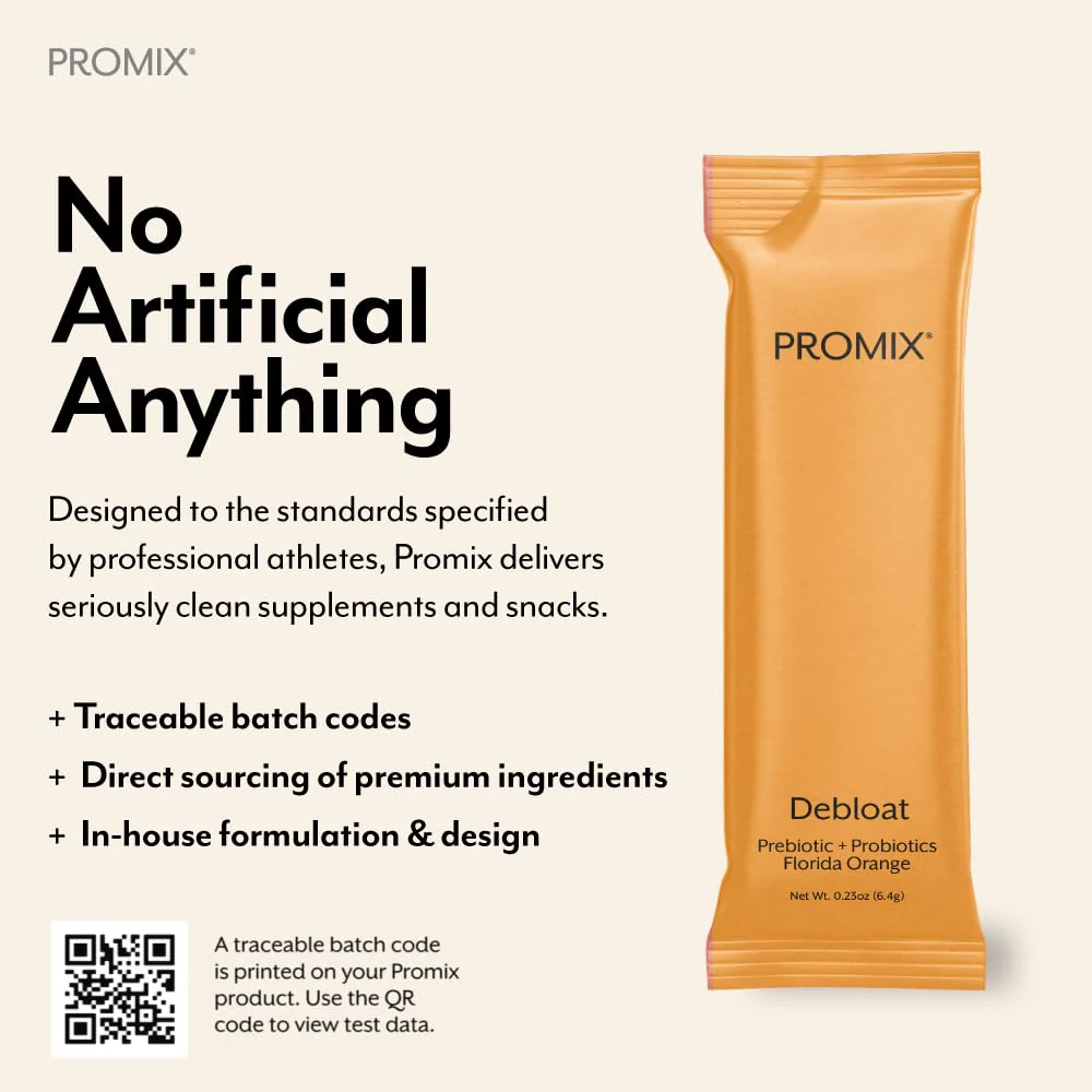 ProMix Nutrition Debloat Prebiotics & Probiotics with Baobab – Vitamin C Rich, Bloating Relief, Immune Support – Orange – 30 Servings (Pack of 30) - Image 9