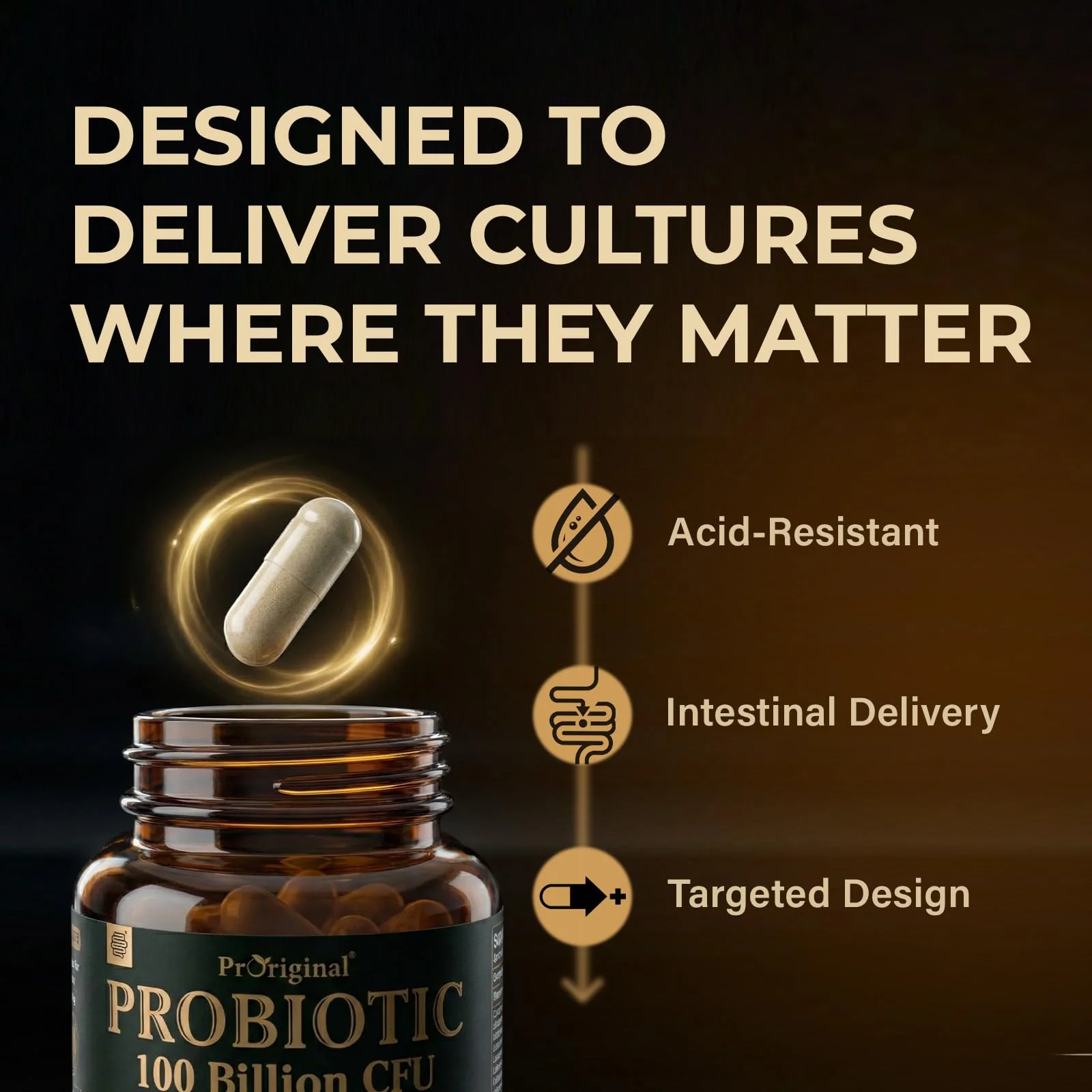 Proriginal Probiotics with Prebiotics — 100 Billion CFU, 35 Strains, Vegan, Non-GMO, 120 Capsules - Image 13