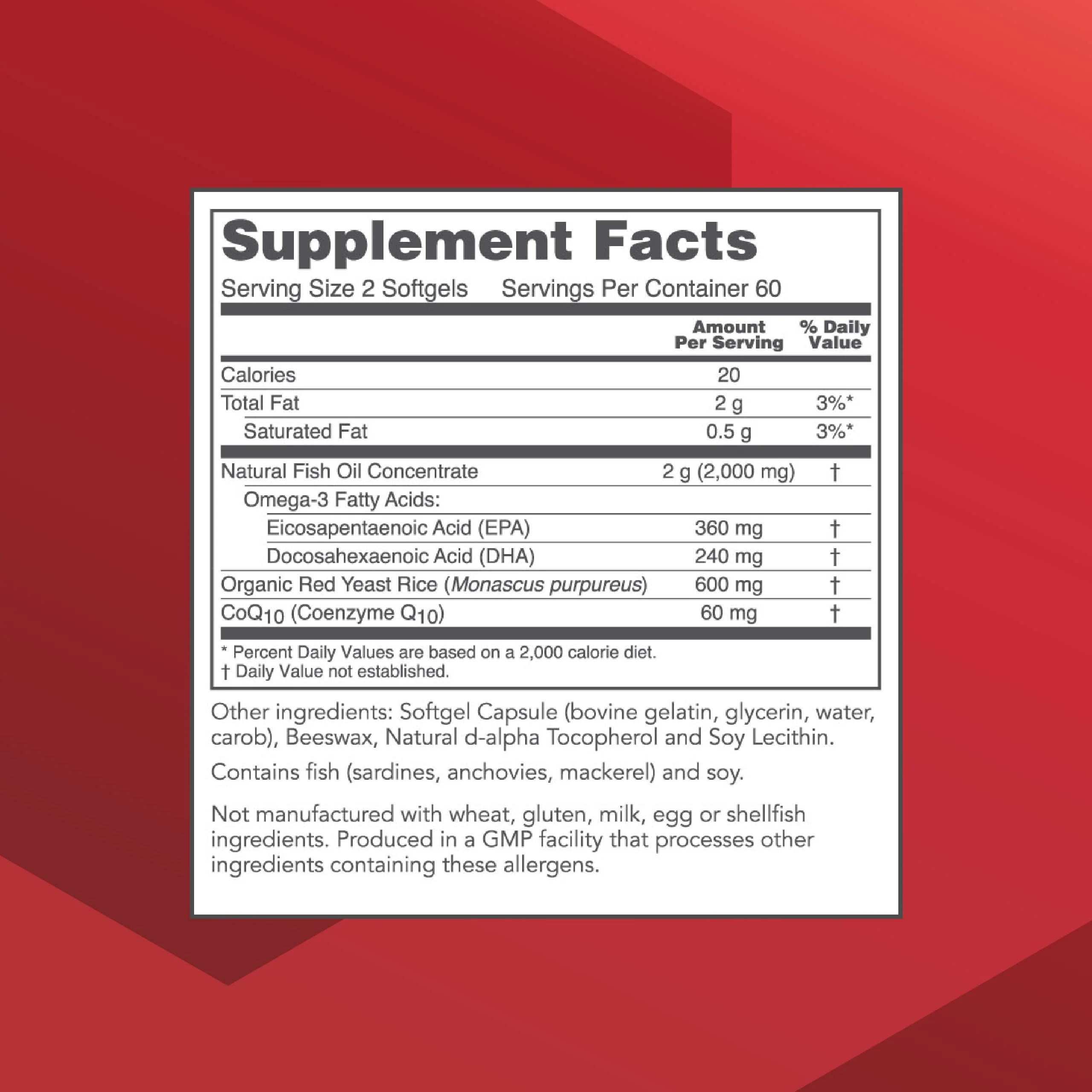 PROTOCOL FOR LIFE BALANCE Cardio Tri-Plex – Red Yeast Rice, CoQ10 & Omega-3 for Heart Health - Image 3