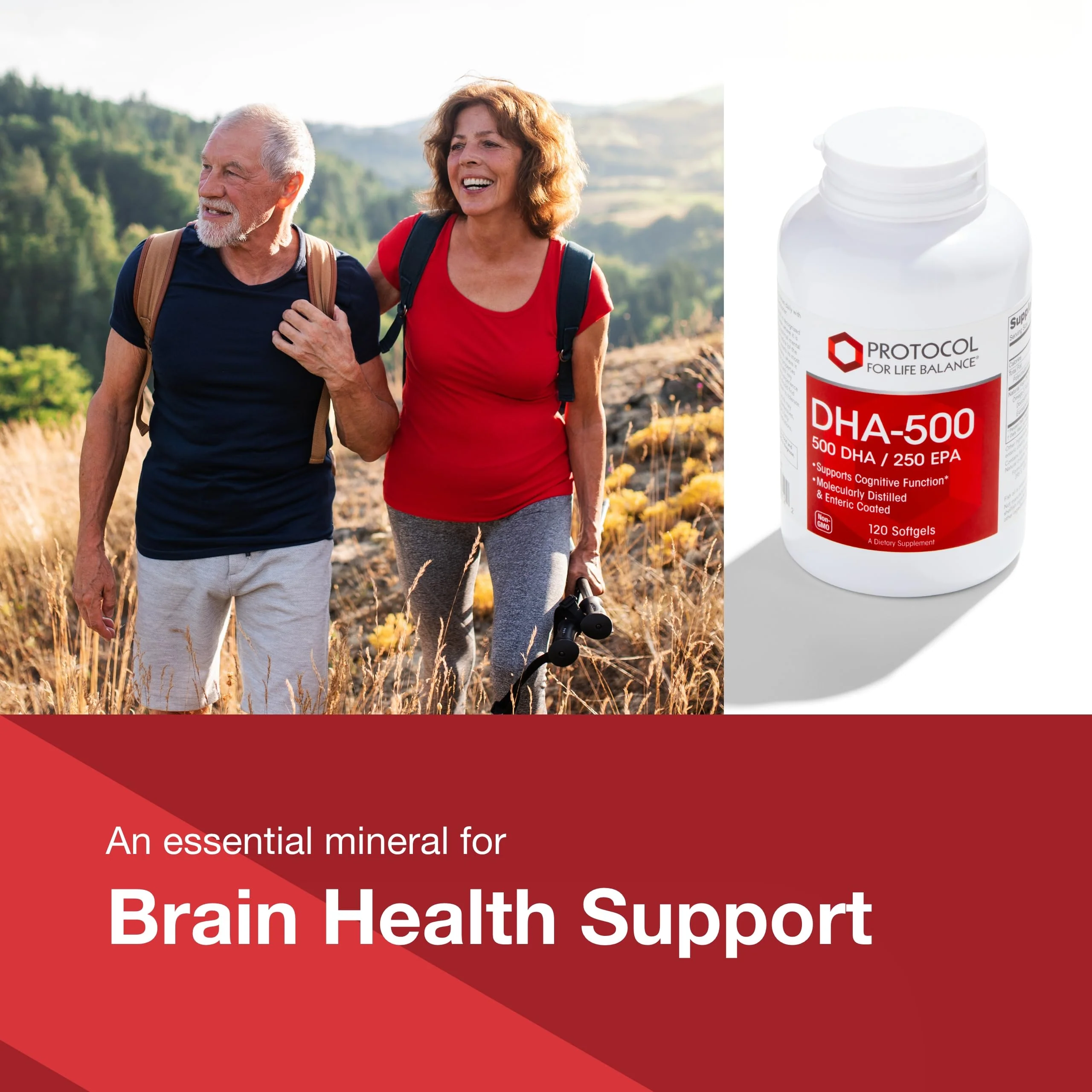 PROTOCOL FOR LIFE BALANCE DHA-500 - 120 Softgels | Brain Health & Easy Digestion - Image 3