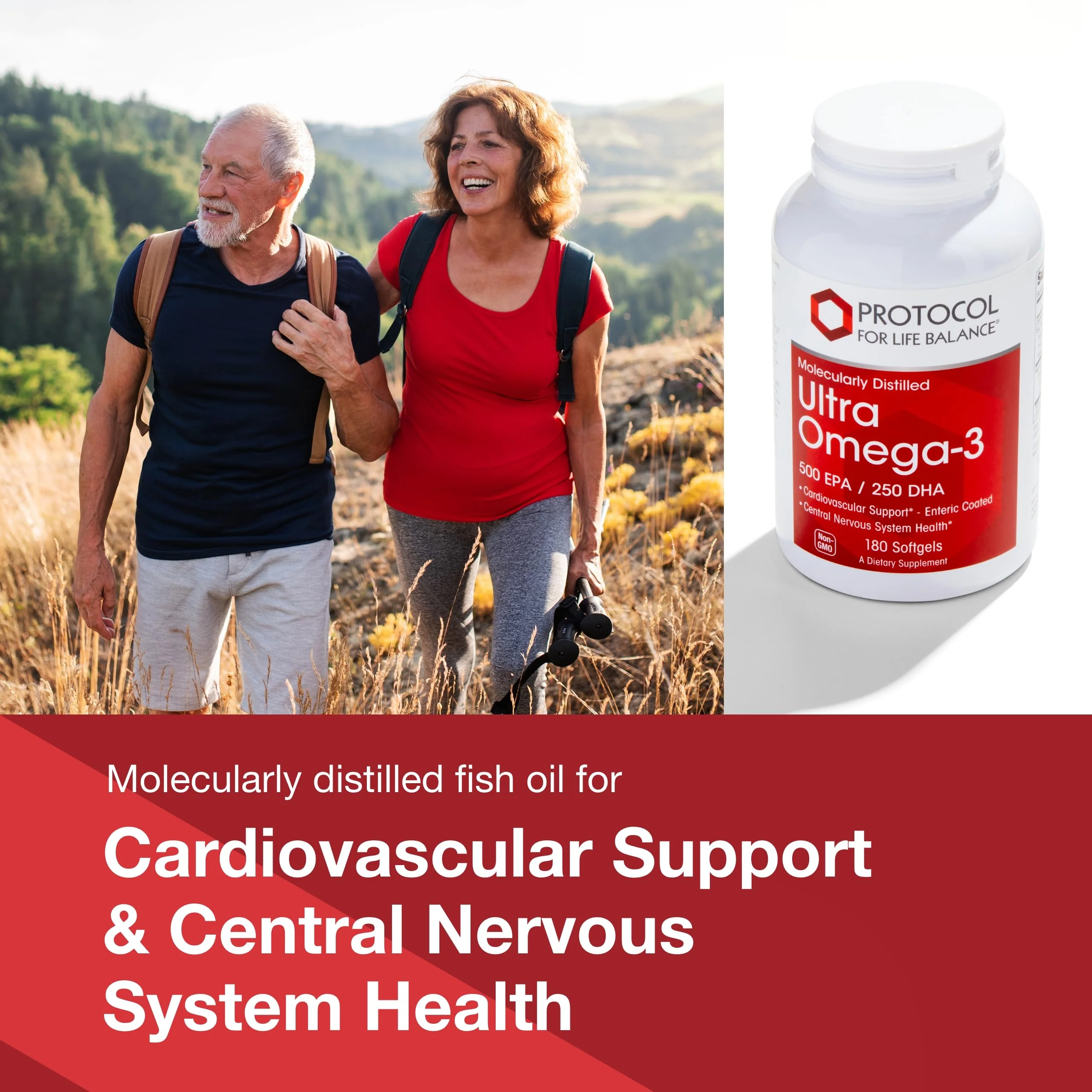 Protocol Ultra Omega-3 500mg EPA / 250mg DHA – Heart & Brain Support | Non-GMO & Halal | 180 Softgels - Image 11