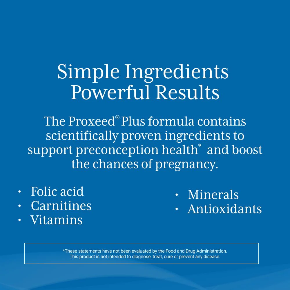 Proxeed Plus – Male Fertility Supplement 30 Count | Supports Sperm Health - Image 3