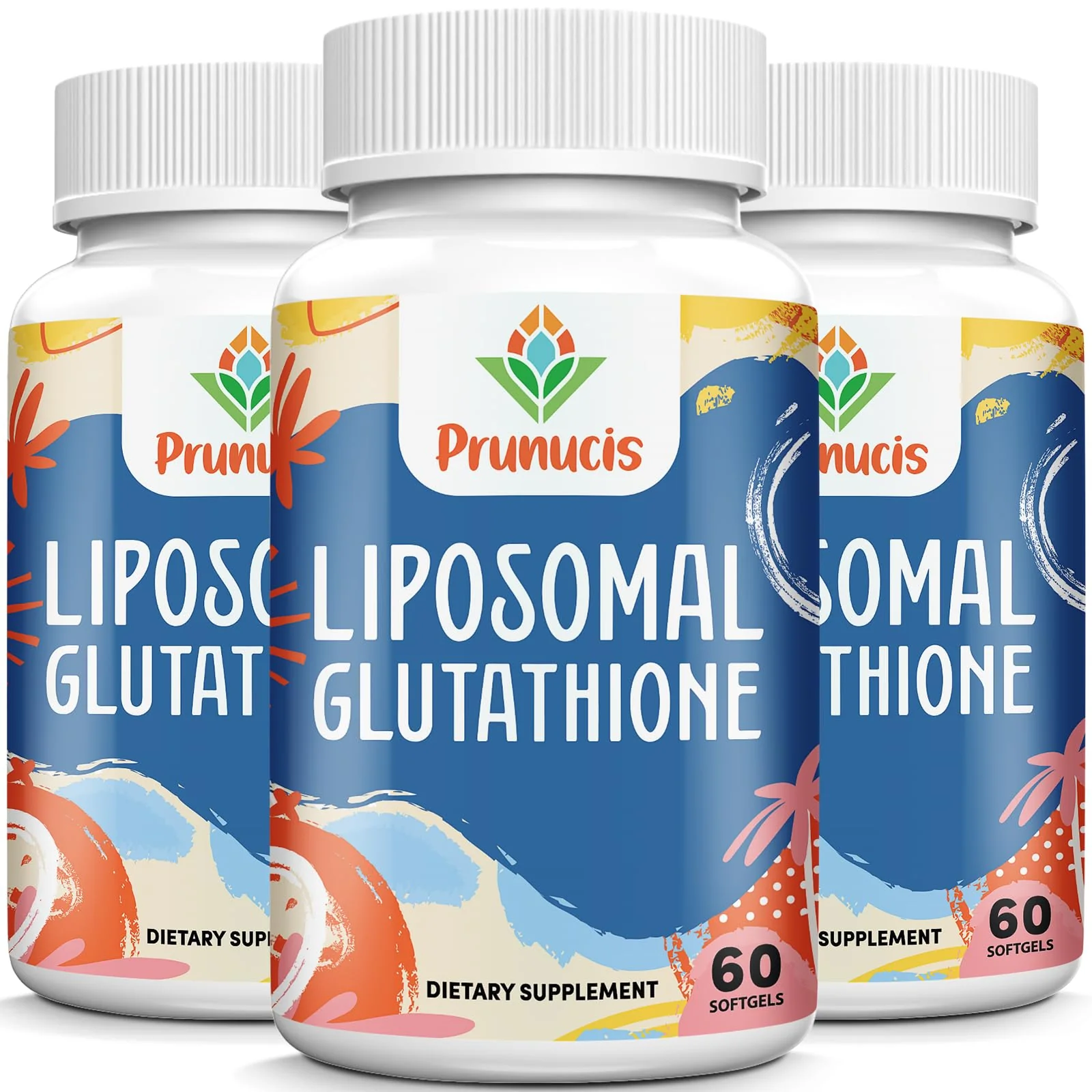 Prunucis 2400MG Liposomal Glutathione with Vitamin C, Milk Thistle & Alpha-Lipoic Acid — 180 Softgels - Image 8