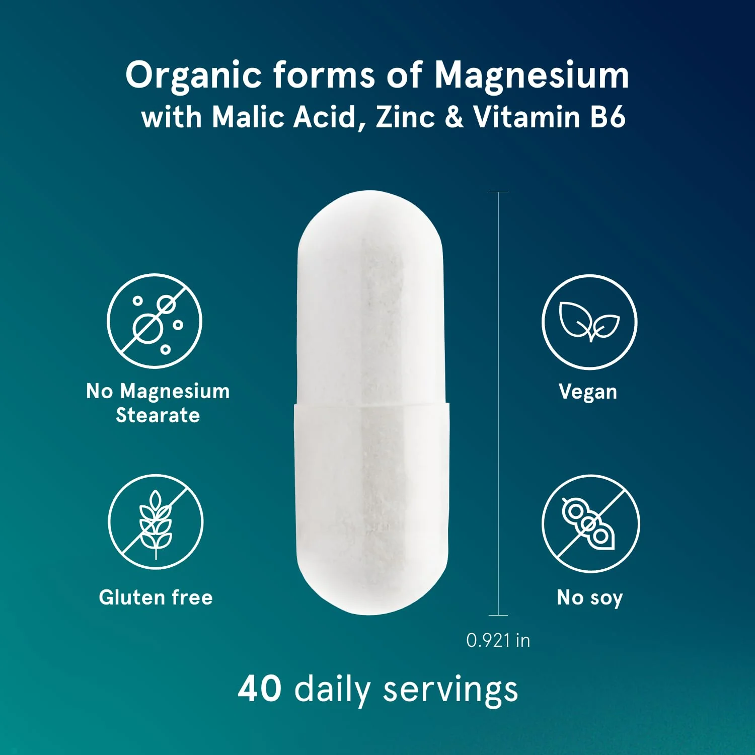 Puori Magnesium Complex M3 – High Absorption Magnesium Taurinate & Gluconate with Zinc, Vitamin B6 & Malic Acid | 240 Vegan Capsules - Image 14