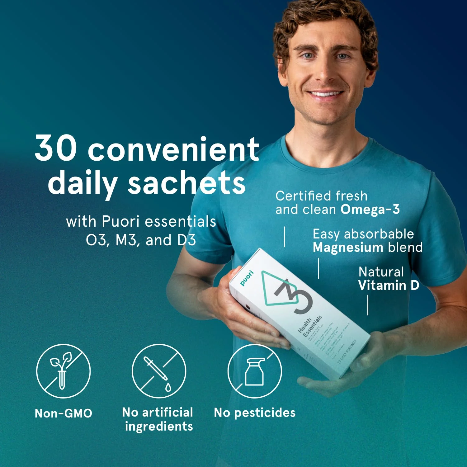 Puori P3 Health Essentials: Multivitamins for Men & Women – 30 Servings - Image 4